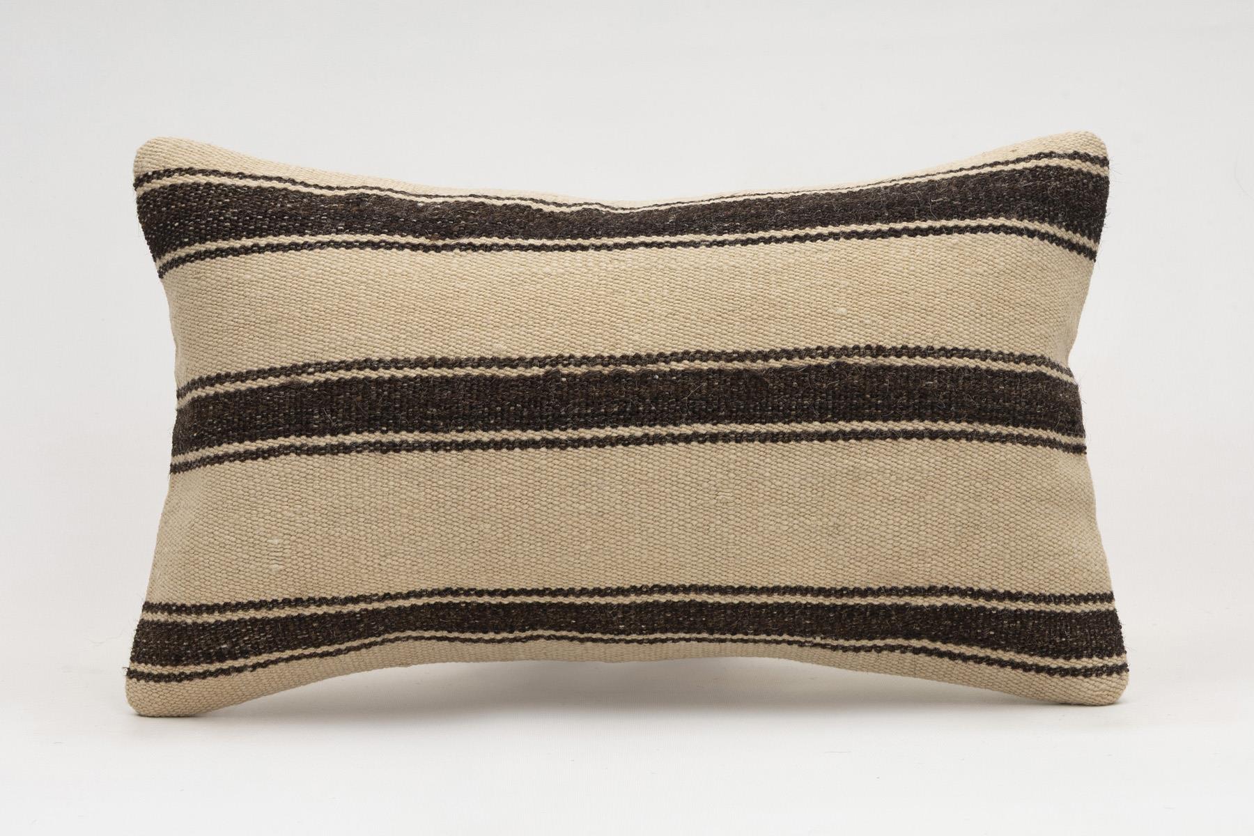 12x20 inches (30x50 cm) Kilim Pillow | KILIM WHOLESALE - Vintage Handmade Pillows - Vintage Handmade Kilim Rugs - It is 100% wool. Artistic and historical rugs. Old handwoven rugs. - Online hand woven rugs and kilim cushions sales. Shipping to a