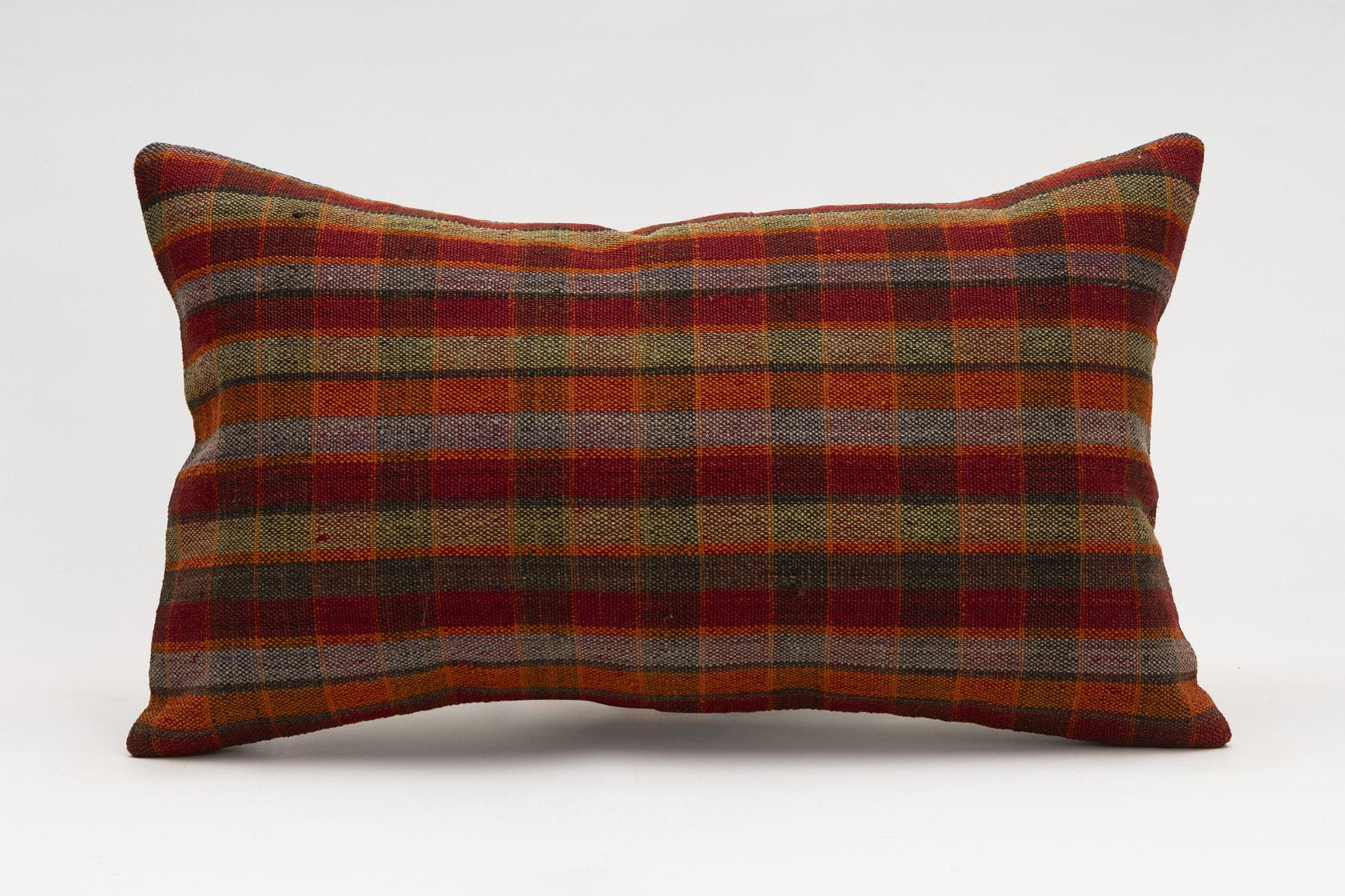 12x20 inches (30x50 cm) Kilim Pillow | KILIM WHOLESALE - Vintage Handmade Pillows - Vintage Handmade Kilim Rugs - It is 100% wool. Artistic and historical rugs. Old handwoven rugs. - Online hand woven rugs and kilim cushions sales. Shipping to a