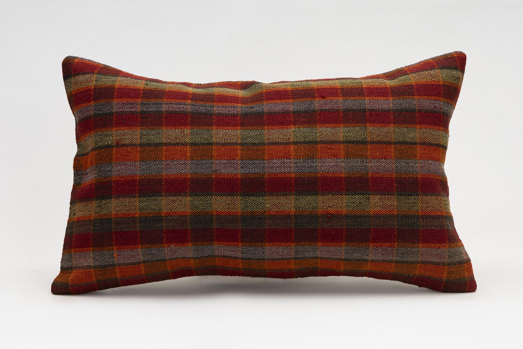 12x20 inches (30x50 cm) Kilim Pillow | KILIM WHOLESALE - Vintage Handmade Pillows - Vintage Handmade Kilim Rugs - It is 100% wool. Artistic and historical rugs. Old handwoven rugs. - Online hand woven rugs and kilim cushions sales. Shipping to a