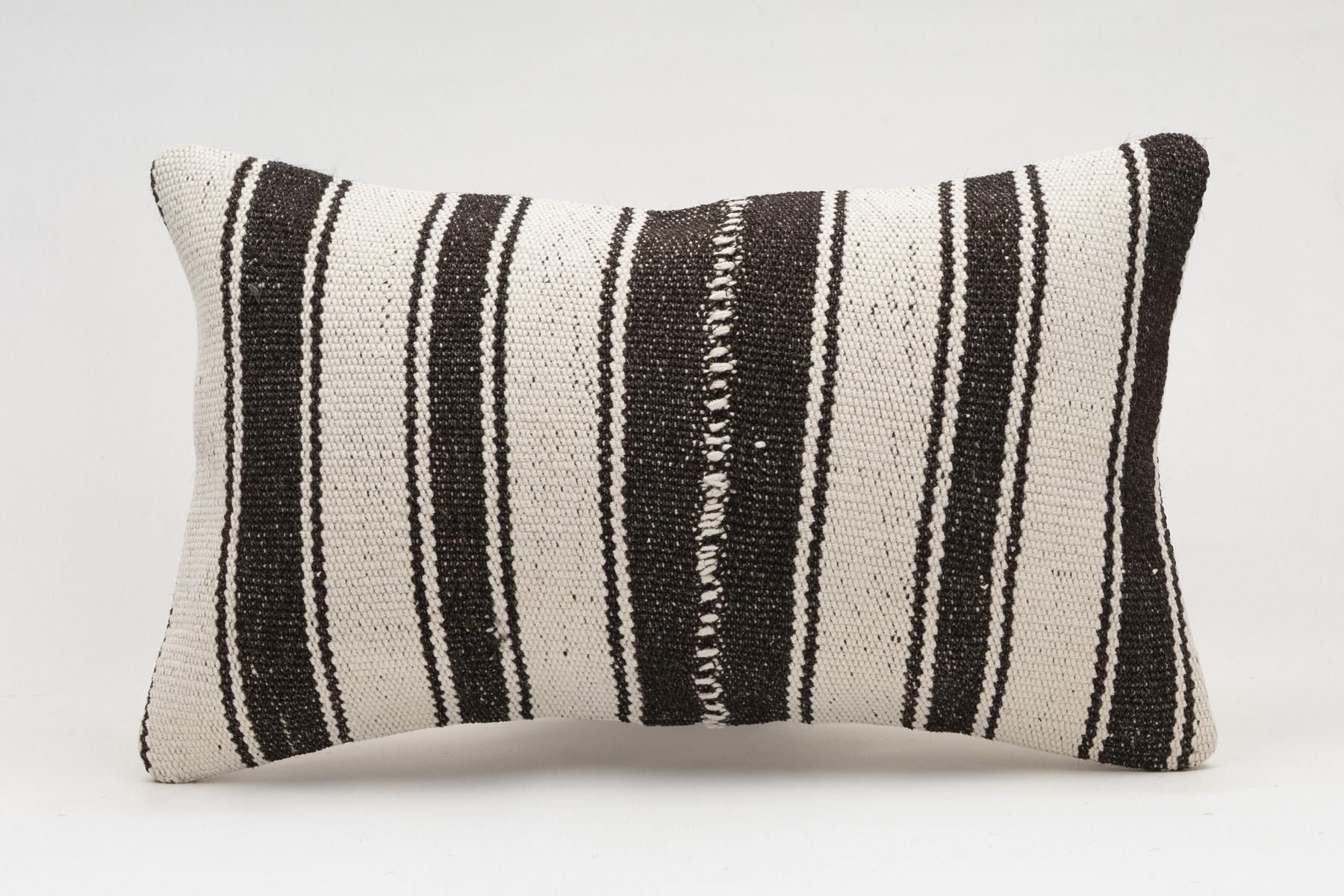 12x20 inches (30x50 cm) Kilim Pillow | KILIM WHOLESALE - Vintage Handmade Pillows - Vintage Handmade Kilim Rugs - It is 100% wool. Artistic and historical rugs. Old handwoven rugs. - Online hand woven rugs and kilim cushions sales. Shipping to a