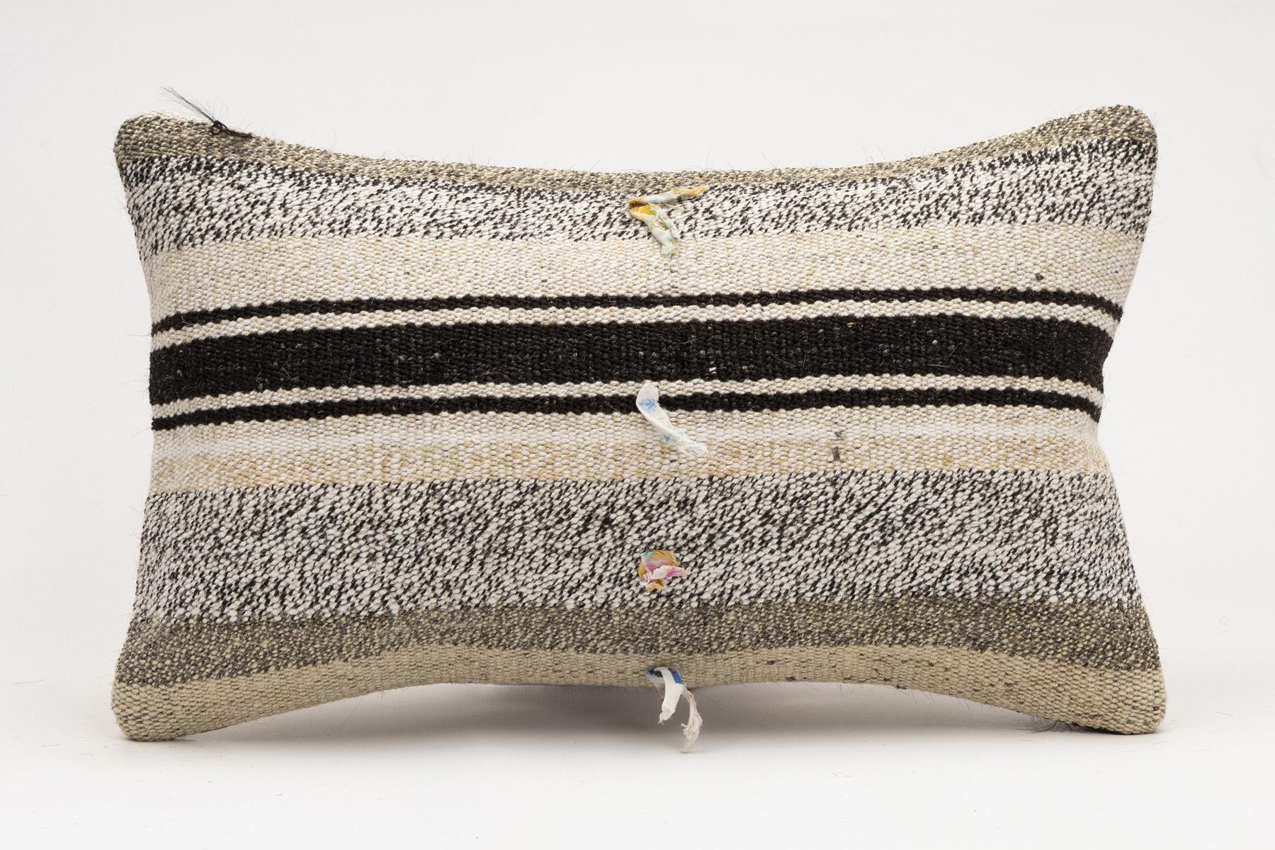 12x20 inches (30x50 cm) Kilim Pillow | KILIM WHOLESALE - Vintage Handmade Pillows - Vintage Handmade Kilim Rugs - It is 100% wool. Artistic and historical rugs. Old handwoven rugs. - Online hand woven rugs and kilim cushions sales. Shipping to a