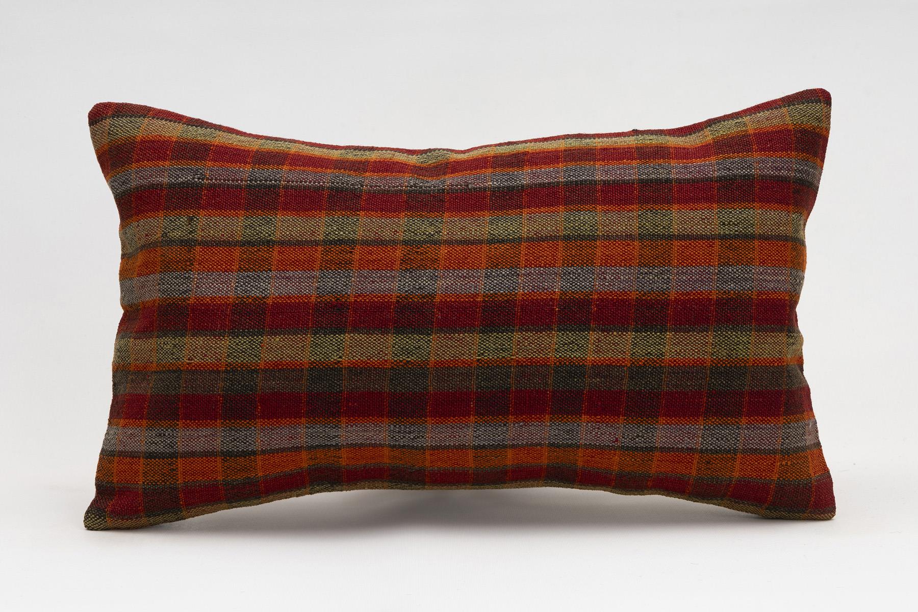 12x20 inches (30x50 cm) Kilim Pillow | KILIM WHOLESALE - Vintage Handmade Pillows - Vintage Handmade Kilim Rugs - It is 100% wool. Artistic and historical rugs. Old handwoven rugs. - Online hand woven rugs and kilim cushions sales. Shipping to a