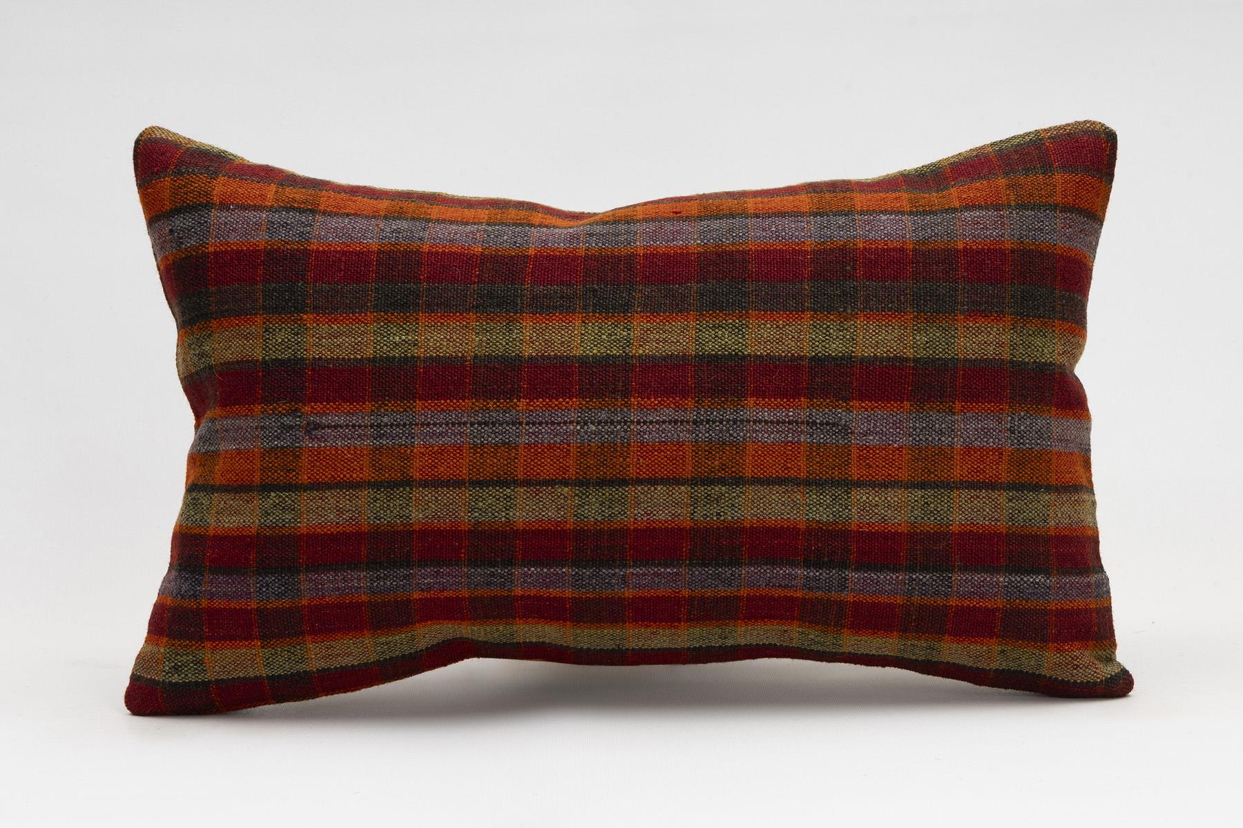 12x20 inches (30x50 cm) Kilim Pillow | KILIM WHOLESALE - Vintage Handmade Pillows - Vintage Handmade Kilim Rugs - It is 100% wool. Artistic and historical rugs. Old handwoven rugs. - Online hand woven rugs and kilim cushions sales. Shipping to a