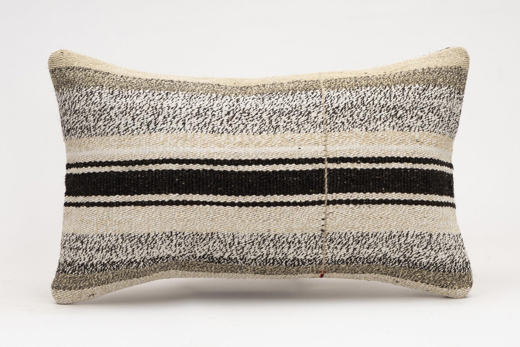 12x20 inches (30x50 cm) Kilim Pillow | KILIM WHOLESALE - Vintage Handmade Pillows - Vintage Handmade Kilim Rugs - It is 100% wool. Artistic and historical rugs. Old handwoven rugs. - Online hand woven rugs and kilim cushions sales. Shipping to a