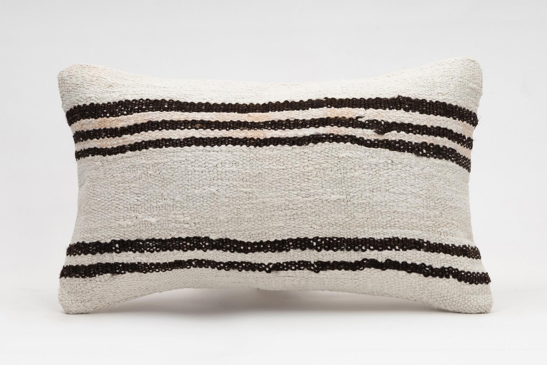 12x20 inches (30x50 cm) Kilim Pillow | KILIM WHOLESALE - Vintage Handmade Pillows - Vintage Handmade Kilim Rugs - It is 100% wool. Artistic and historical rugs. Old handwoven rugs. - Online hand woven rugs and kilim cushions sales. Shipping to a