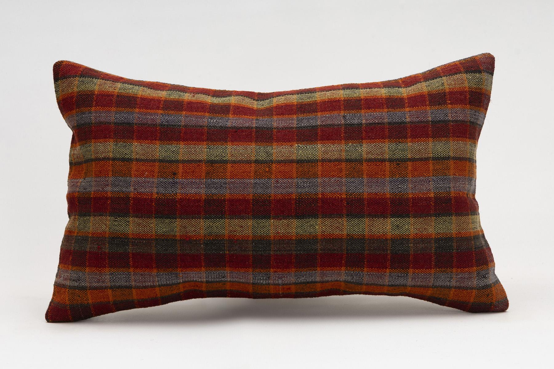 12x20 inches (30x50 cm) Kilim Pillow | KILIM WHOLESALE - Vintage Handmade Pillows - Vintage Handmade Kilim Rugs - It is 100% wool. Artistic and historical rugs. Old handwoven rugs. - Online hand woven rugs and kilim cushions sales. Shipping to a