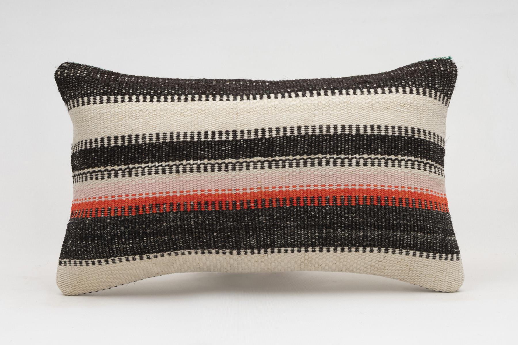 12x20 inches (30x50 cm) Kilim Pillow | KILIM WHOLESALE - Vintage Handmade Pillows - Vintage Handmade Kilim Rugs - It is 100% wool. Artistic and historical rugs. Old handwoven rugs. - Online hand woven rugs and kilim cushions sales. Shipping to a