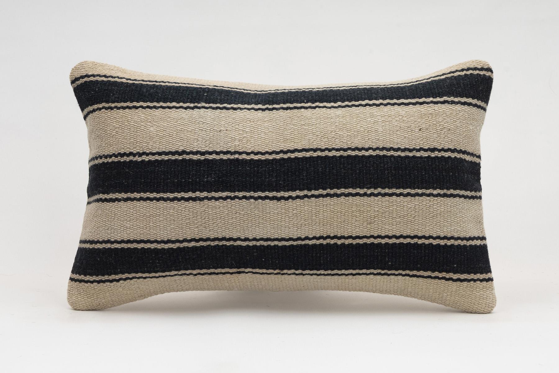 12x20 inches (30x50 cm) Kilim Pillow | KILIM WHOLESALE - Vintage Handmade Pillows - Vintage Handmade Kilim Rugs - It is 100% wool. Artistic and historical rugs. Old handwoven rugs. - Online hand woven rugs and kilim cushions sales. Shipping to a
