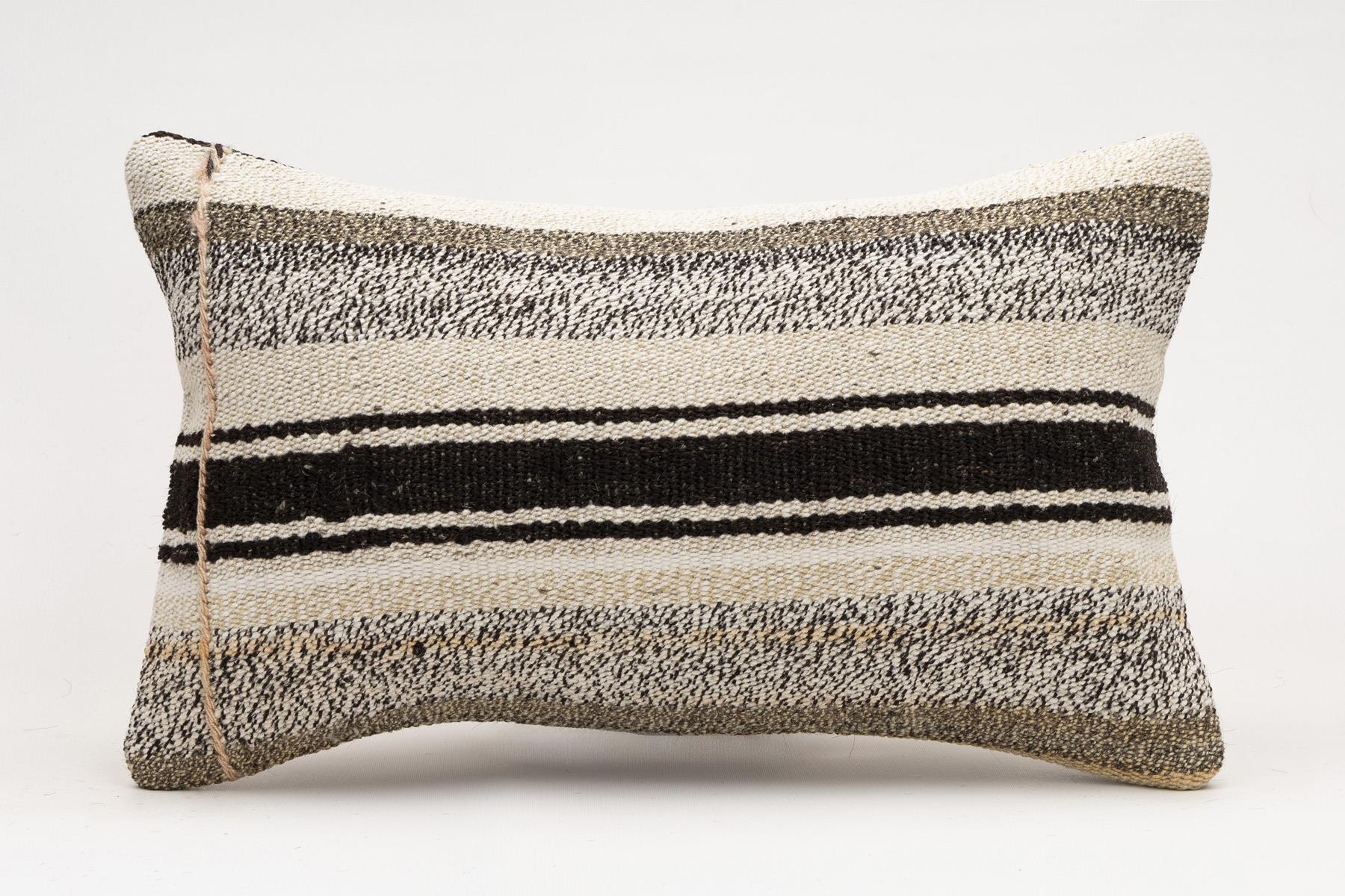 12x20 inches (30x50 cm) Kilim Pillow | KILIM WHOLESALE - Vintage Handmade Pillows - Vintage Handmade Kilim Rugs - It is 100% wool. Artistic and historical rugs. Old handwoven rugs. - Online hand woven rugs and kilim cushions sales. Shipping to a
