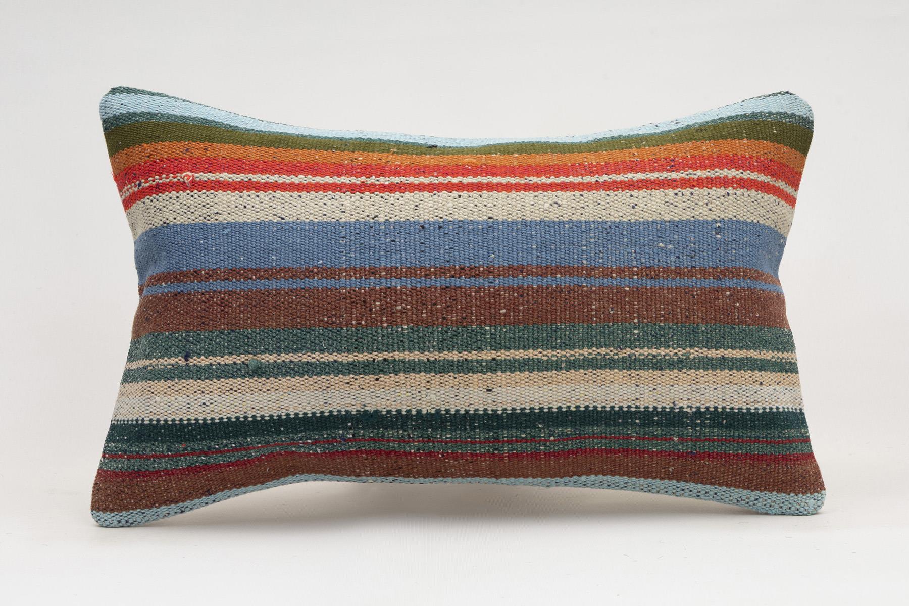 12x20 inches (30x50 cm) Kilim Pillow | KILIM WHOLESALE - Vintage Handmade Pillows - Vintage Handmade Kilim Rugs - It is 100% wool. Artistic and historical rugs. Old handwoven rugs. - Online hand woven rugs and kilim cushions sales. Shipping to a