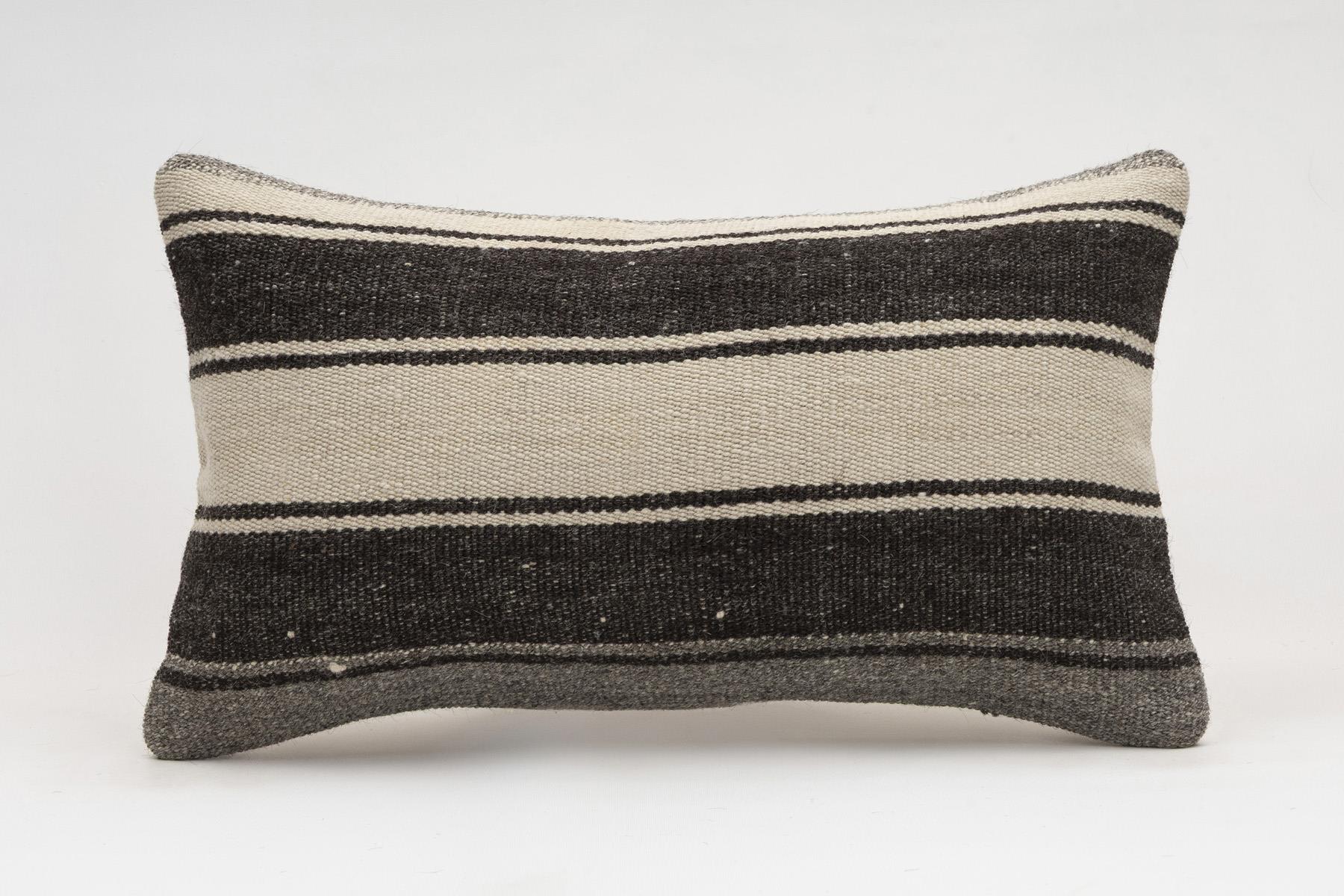 12x20 inches (30x50 cm) Kilim Pillow | KILIM WHOLESALE - Vintage Handmade Pillows - Vintage Handmade Kilim Rugs - It is 100% wool. Artistic and historical rugs. Old handwoven rugs. - Online hand woven rugs and kilim cushions sales. Shipping to a