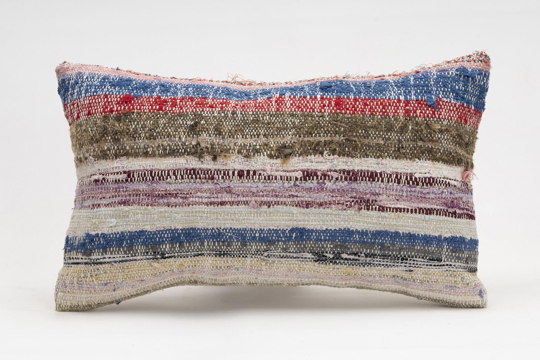 12x20 inches (30x50 cm) Kilim Pillow | KILIM WHOLESALE - Vintage Handmade Pillows - Vintage Handmade Kilim Rugs - It is 100% wool. Artistic and historical rugs. Old handwoven rugs. - Online hand woven rugs and kilim cushions sales. Shipping to a