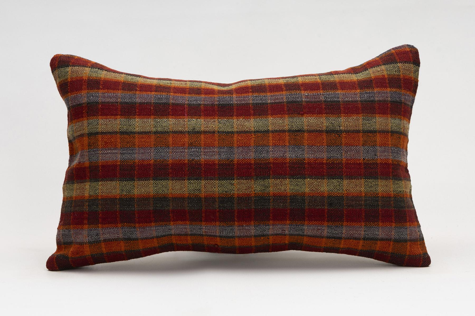 12x20 inches (30x50 cm) Kilim Pillow | KILIM WHOLESALE - Vintage Handmade Pillows - Vintage Handmade Kilim Rugs - It is 100% wool. Artistic and historical rugs. Old handwoven rugs. - Online hand woven rugs and kilim cushions sales. Shipping to a