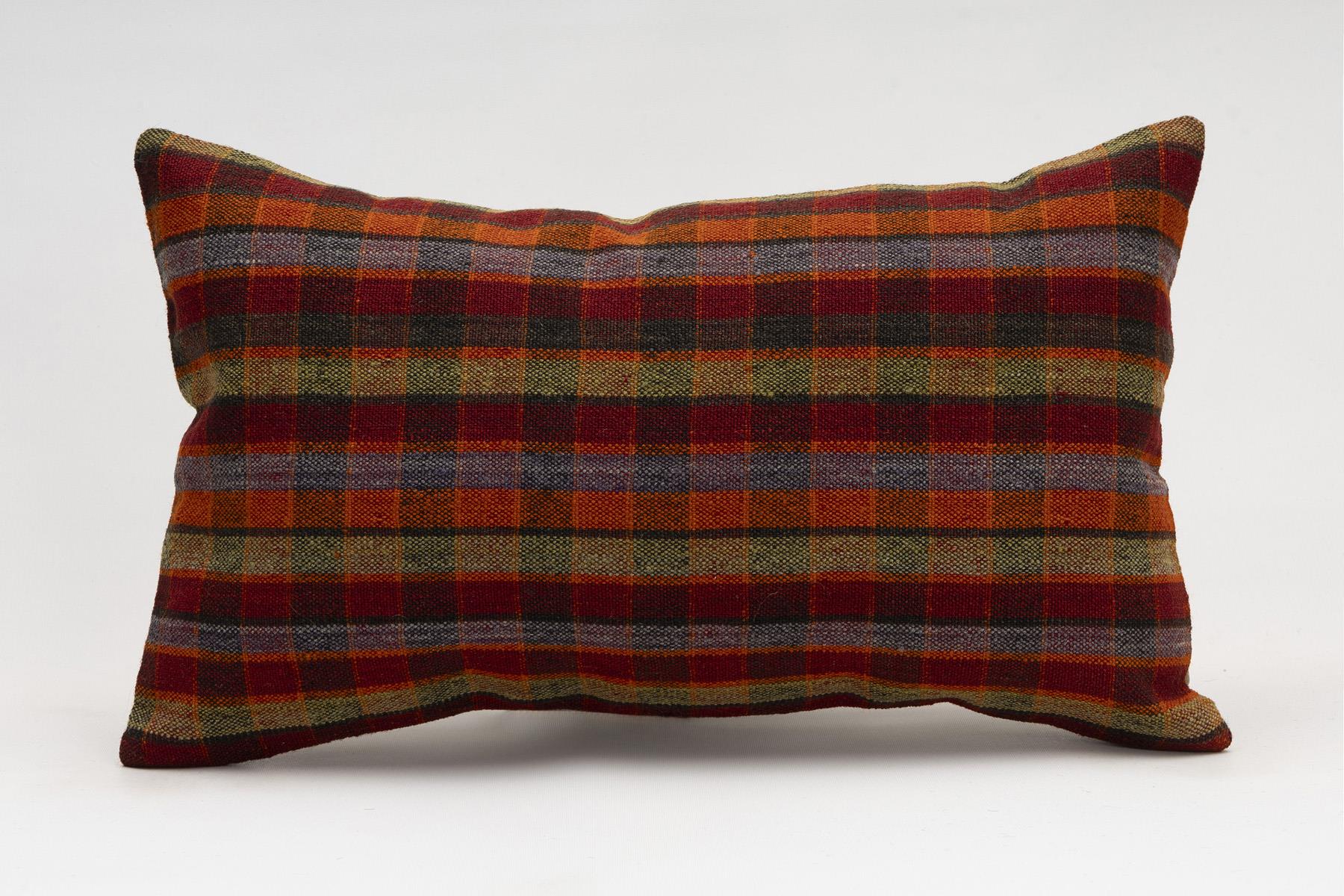 12x20 inches (30x50 cm) Kilim Pillow | KILIM WHOLESALE - Vintage Handmade Pillows - Vintage Handmade Kilim Rugs - It is 100% wool. Artistic and historical rugs. Old handwoven rugs. - Online hand woven rugs and kilim cushions sales. Shipping to a