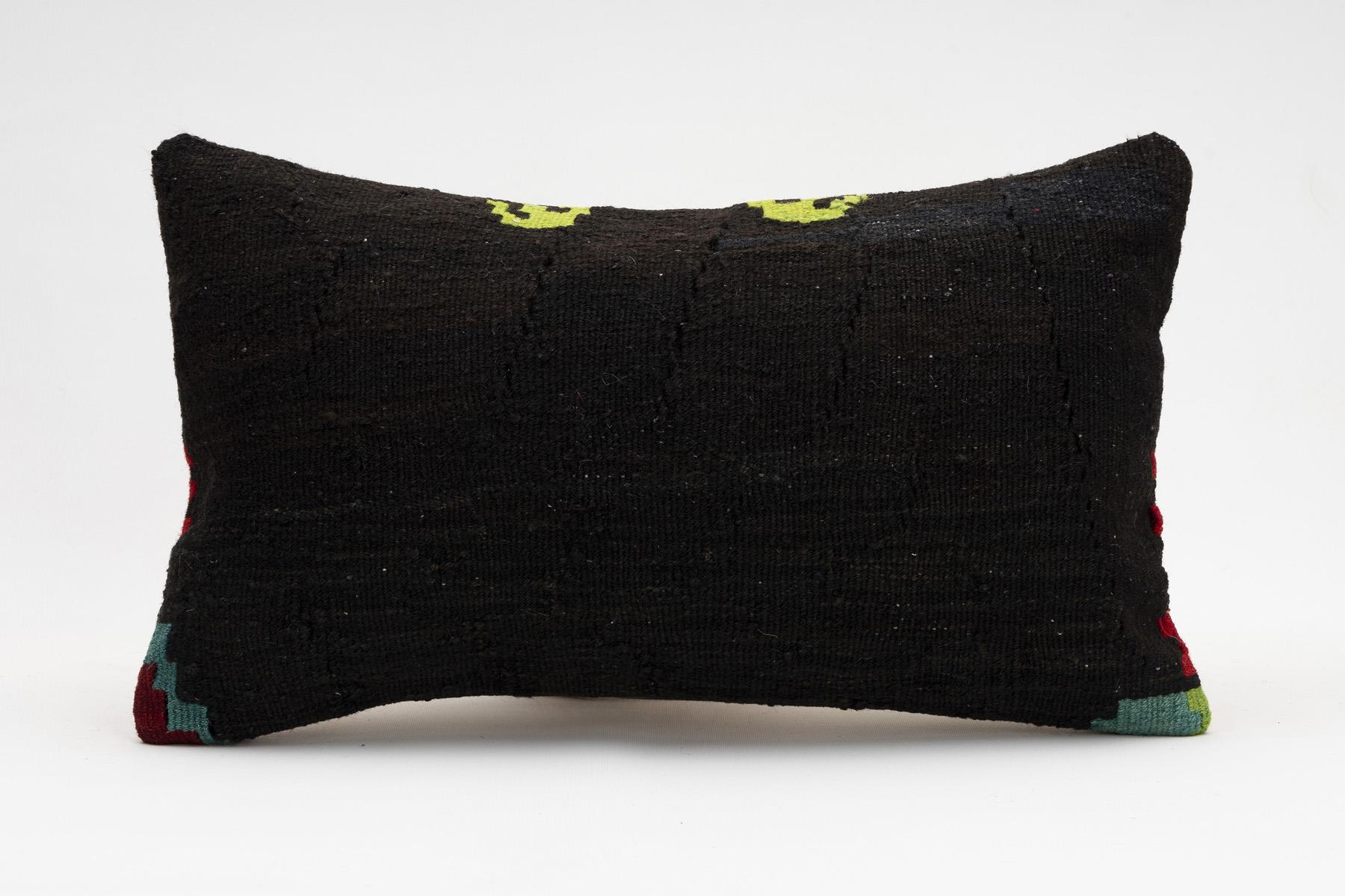 12x20 inches (30x50 cm) Kilim Pillow | KILIM WHOLESALE - Vintage Handmade Pillows - Vintage Handmade Kilim Rugs - It is 100% wool. Artistic and historical rugs. Old handwoven rugs. - Online hand woven rugs and kilim cushions sales. Shipping to a