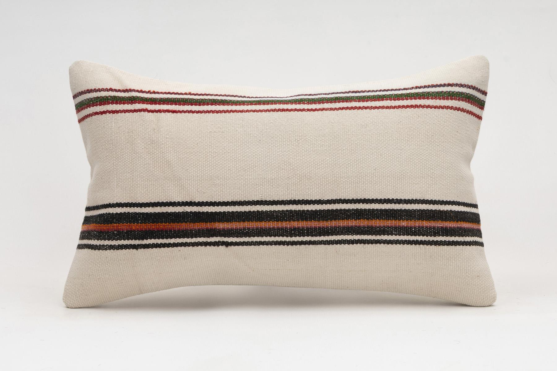 12x20 inches (30x50 cm) Kilim Pillow | KILIM WHOLESALE - Vintage Handmade Pillows - Vintage Handmade Kilim Rugs - It is 100% wool. Artistic and historical rugs. Old handwoven rugs. - Online hand woven rugs and kilim cushions sales. Shipping to a