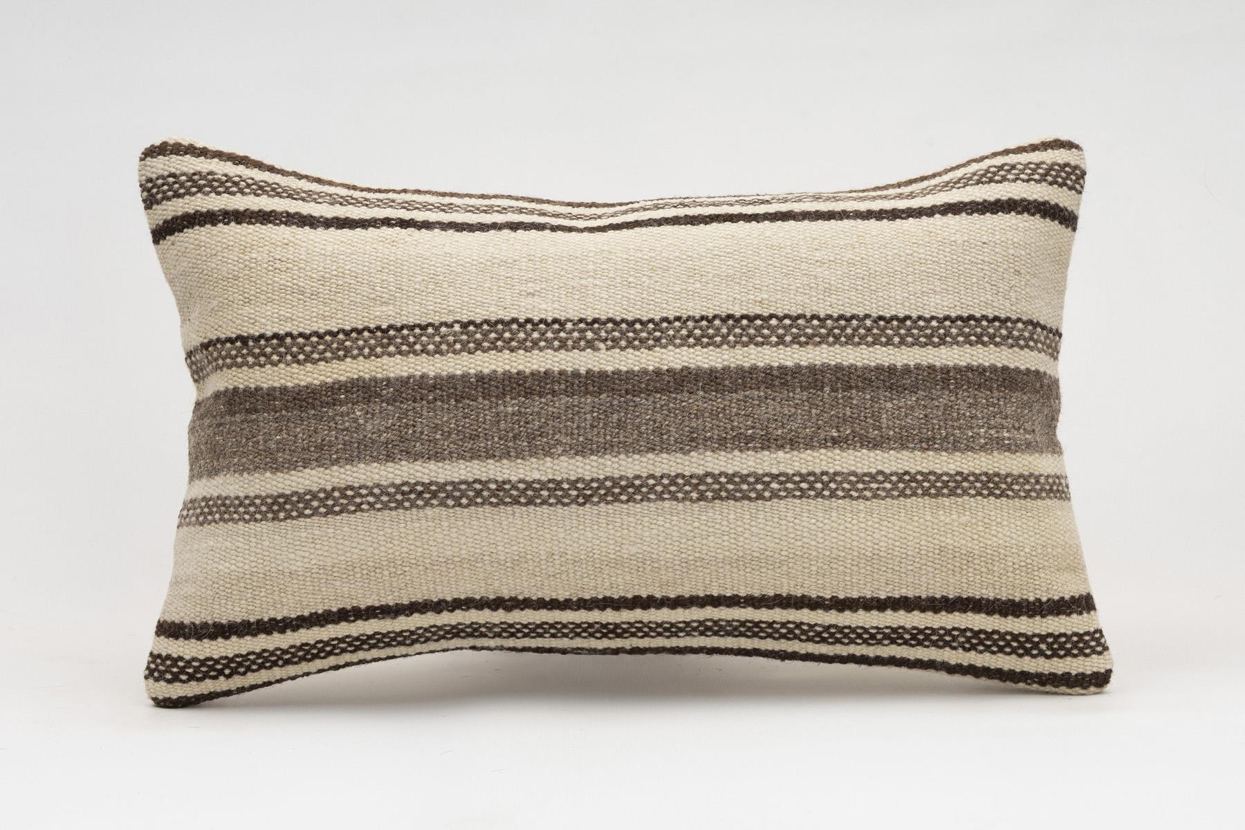 12x20 inches (30x50 cm) Kilim Pillow | KILIM WHOLESALE - Vintage Handmade Pillows - Vintage Handmade Kilim Rugs - It is 100% wool. Artistic and historical rugs. Old handwoven rugs. - Online hand woven rugs and kilim cushions sales. Shipping to a