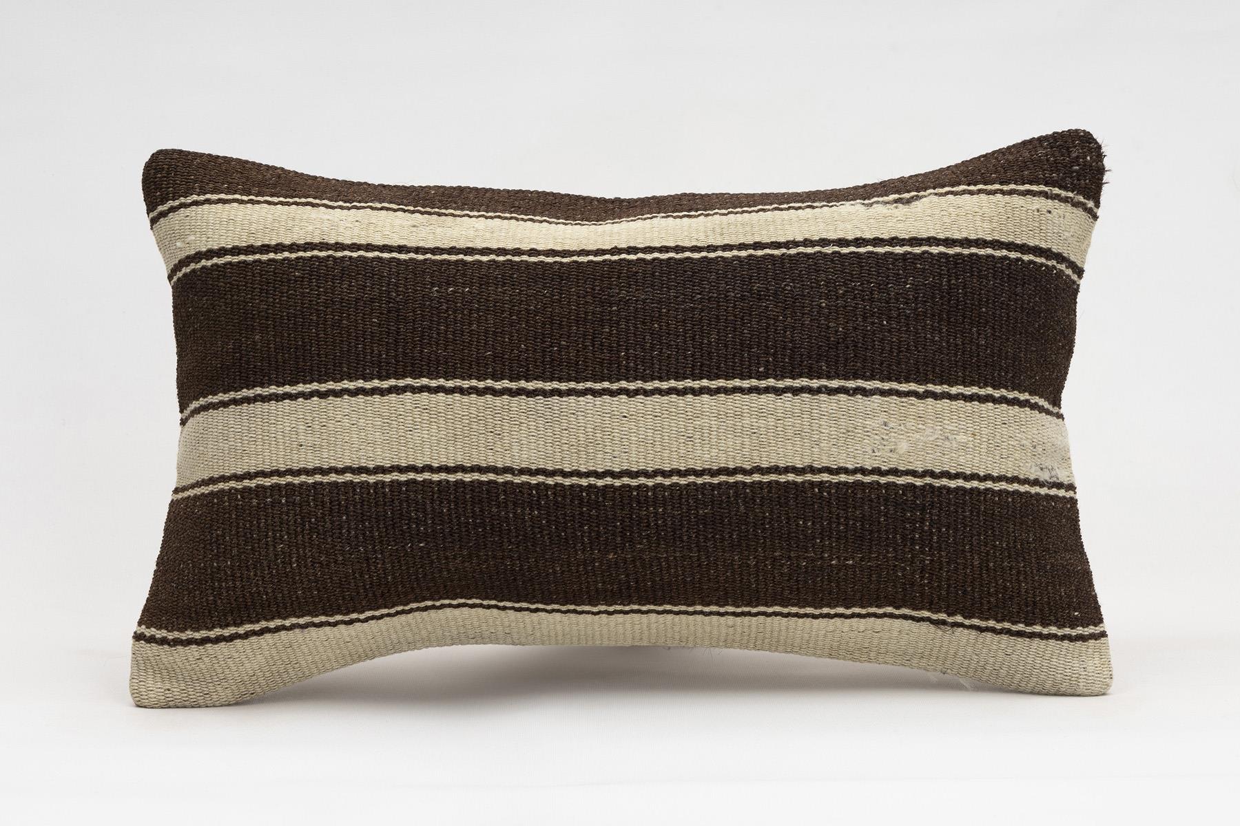 12x20 inches (30x50 cm) Kilim Pillow | KILIM WHOLESALE - Vintage Handmade Pillows - Vintage Handmade Kilim Rugs - It is 100% wool. Artistic and historical rugs. Old handwoven rugs. - Online hand woven rugs and kilim cushions sales. Shipping to a