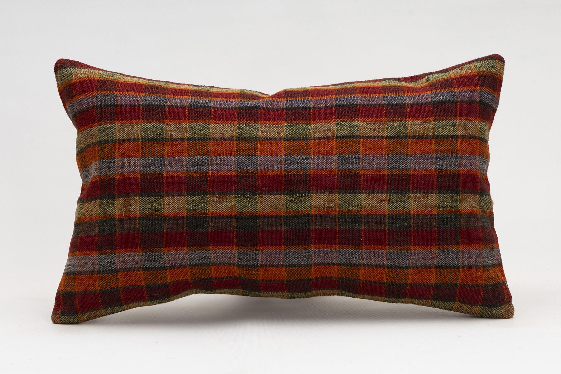 12x20 inches (30x50 cm) Kilim Pillow | KILIM WHOLESALE - Vintage Handmade Pillows - Vintage Handmade Kilim Rugs - It is 100% wool. Artistic and historical rugs. Old handwoven rugs. - Online hand woven rugs and kilim cushions sales. Shipping to a