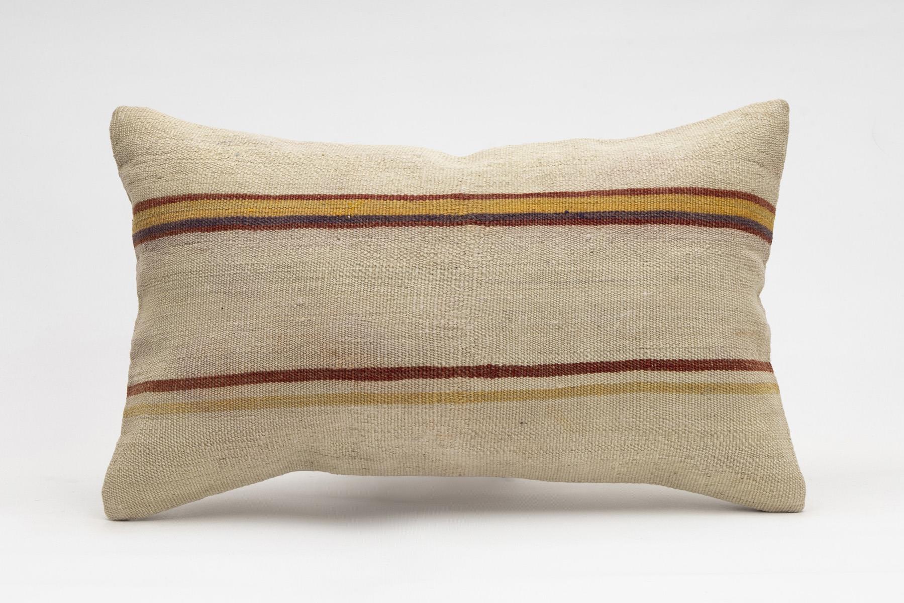 12x20 inches (30x50 cm) Kilim Pillow | KILIM WHOLESALE - Vintage Handmade Pillows - Vintage Handmade Kilim Rugs - It is 100% wool. Artistic and historical rugs. Old handwoven rugs. - Online hand woven rugs and kilim cushions sales. Shipping to a