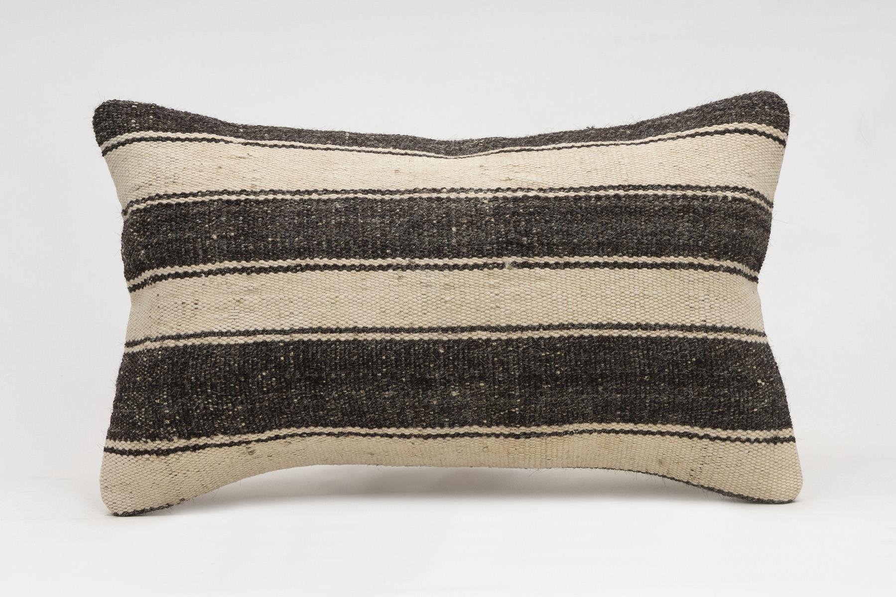 12x20 inches (30x50 cm) Kilim Pillow | KILIM WHOLESALE - Vintage Handmade Pillows - Vintage Handmade Kilim Rugs - It is 100% wool. Artistic and historical rugs. Old handwoven rugs. - Online hand woven rugs and kilim cushions sales. Shipping to a