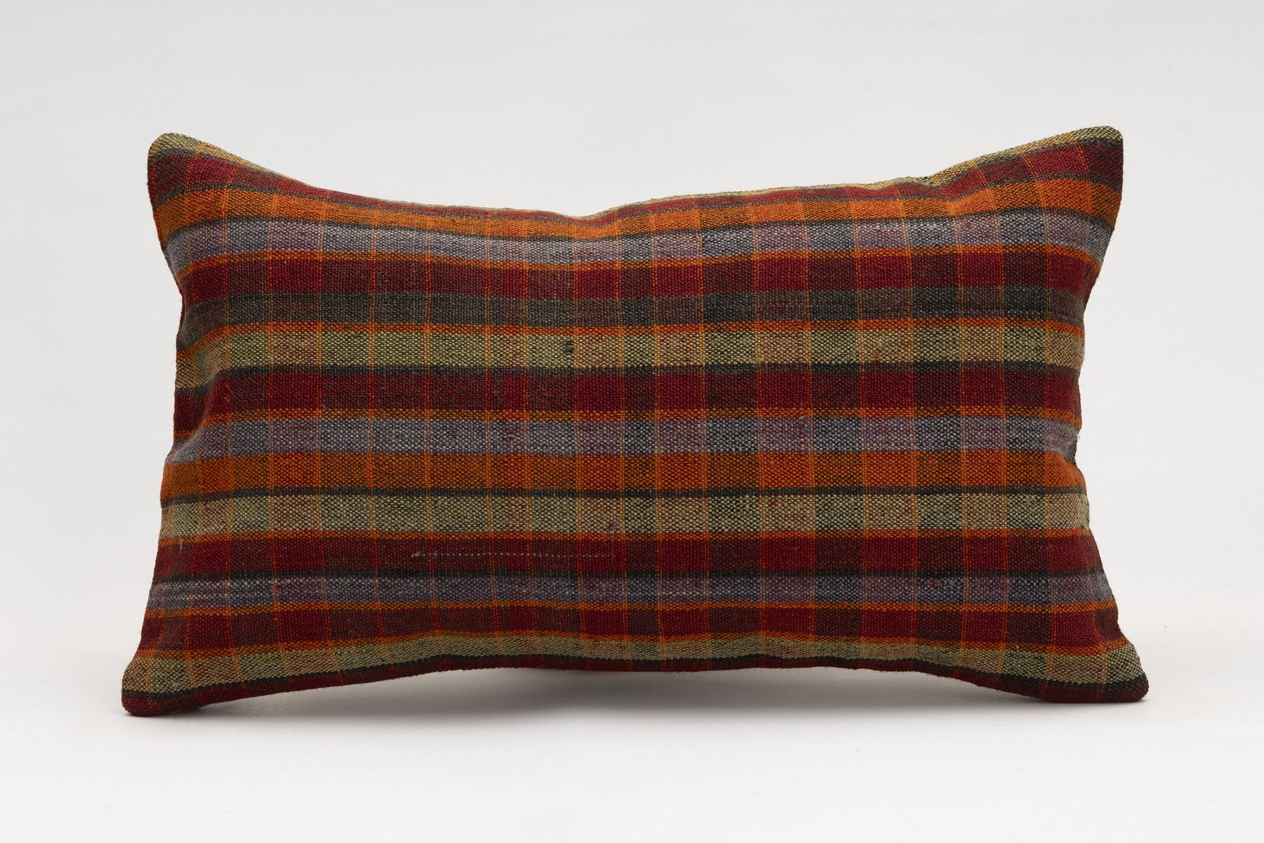 12x20 inches (30x50 cm) Kilim Pillow | KILIM WHOLESALE - Vintage Handmade Pillows - Vintage Handmade Kilim Rugs - It is 100% wool. Artistic and historical rugs. Old handwoven rugs. - Online hand woven rugs and kilim cushions sales. Shipping to a