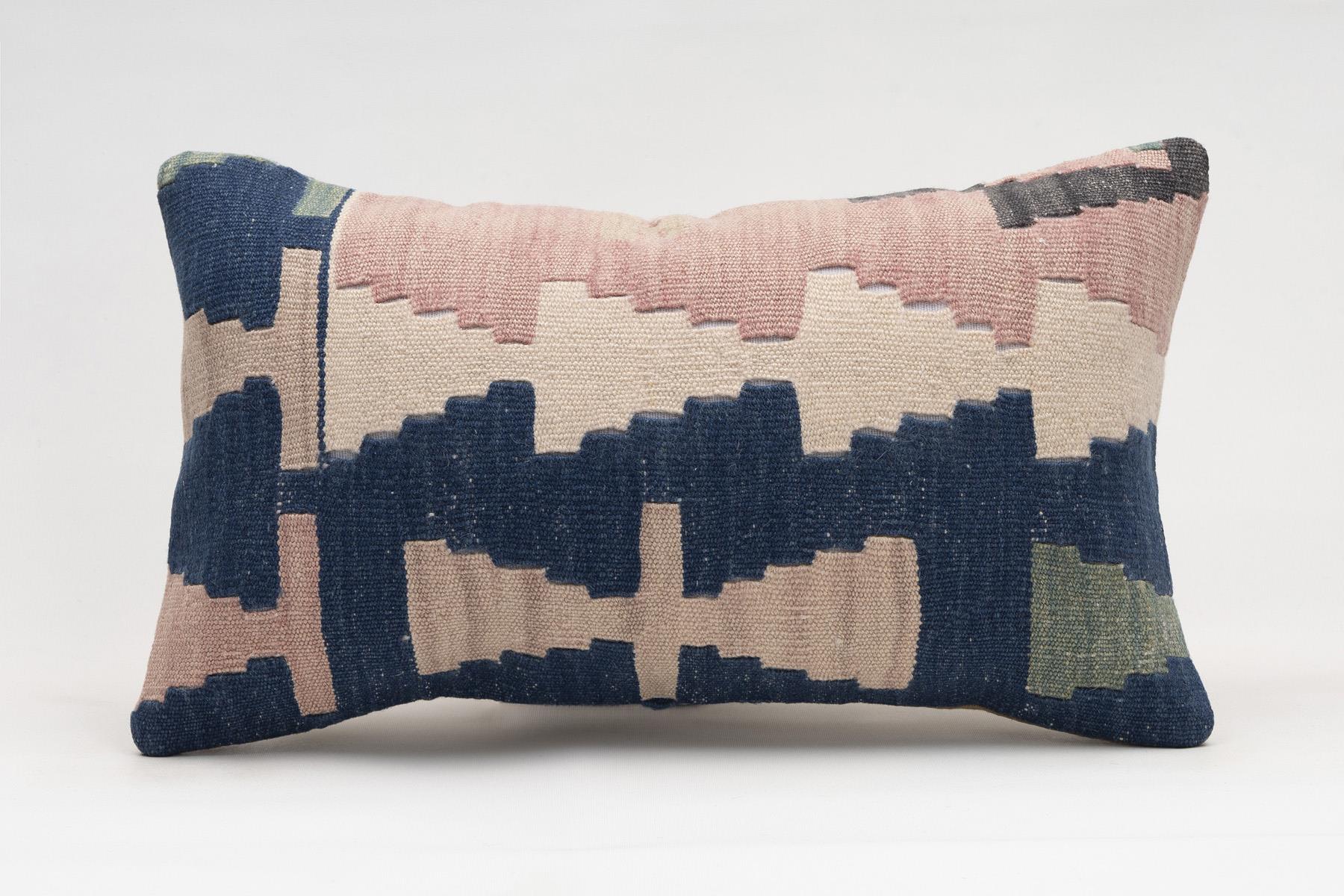 12x20 inches (30x50 cm) Kilim Pillow | KILIM WHOLESALE - Vintage Handmade Pillows - Vintage Handmade Kilim Rugs - It is 100% wool. Artistic and historical rugs. Old handwoven rugs. - Online hand woven rugs and kilim cushions sales. Shipping to a