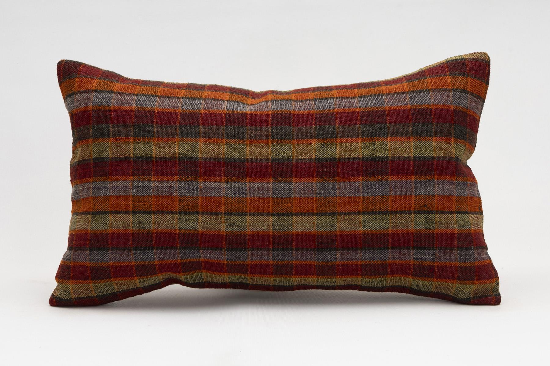 12x20 inches (30x50 cm) Kilim Pillow | KILIM WHOLESALE - Vintage Handmade Pillows - Vintage Handmade Kilim Rugs - It is 100% wool. Artistic and historical rugs. Old handwoven rugs. - Online hand woven rugs and kilim cushions sales. Shipping to a