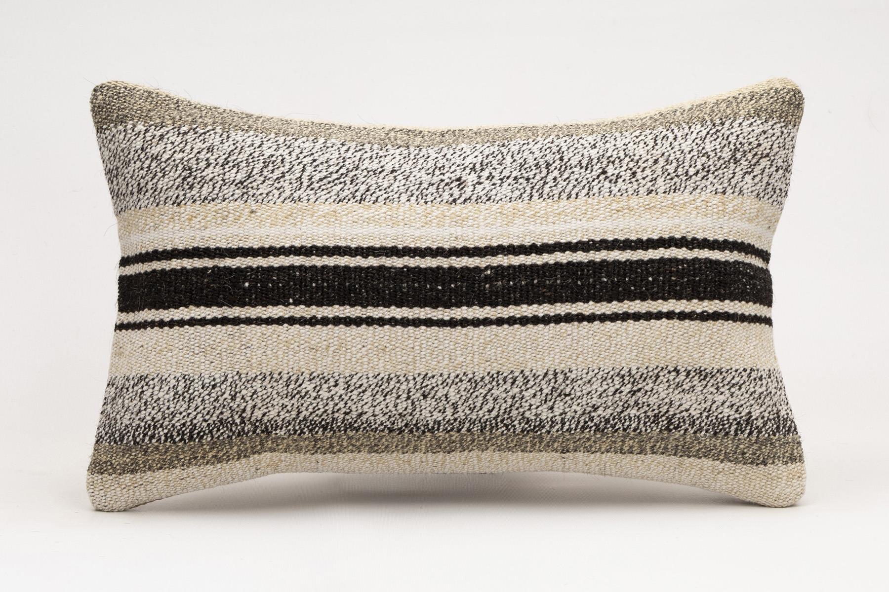 12x20 inches (30x50 cm) Kilim Pillow | KILIM WHOLESALE - Vintage Handmade Pillows - Vintage Handmade Kilim Rugs - It is 100% wool. Artistic and historical rugs. Old handwoven rugs. - Online hand woven rugs and kilim cushions sales. Shipping to a