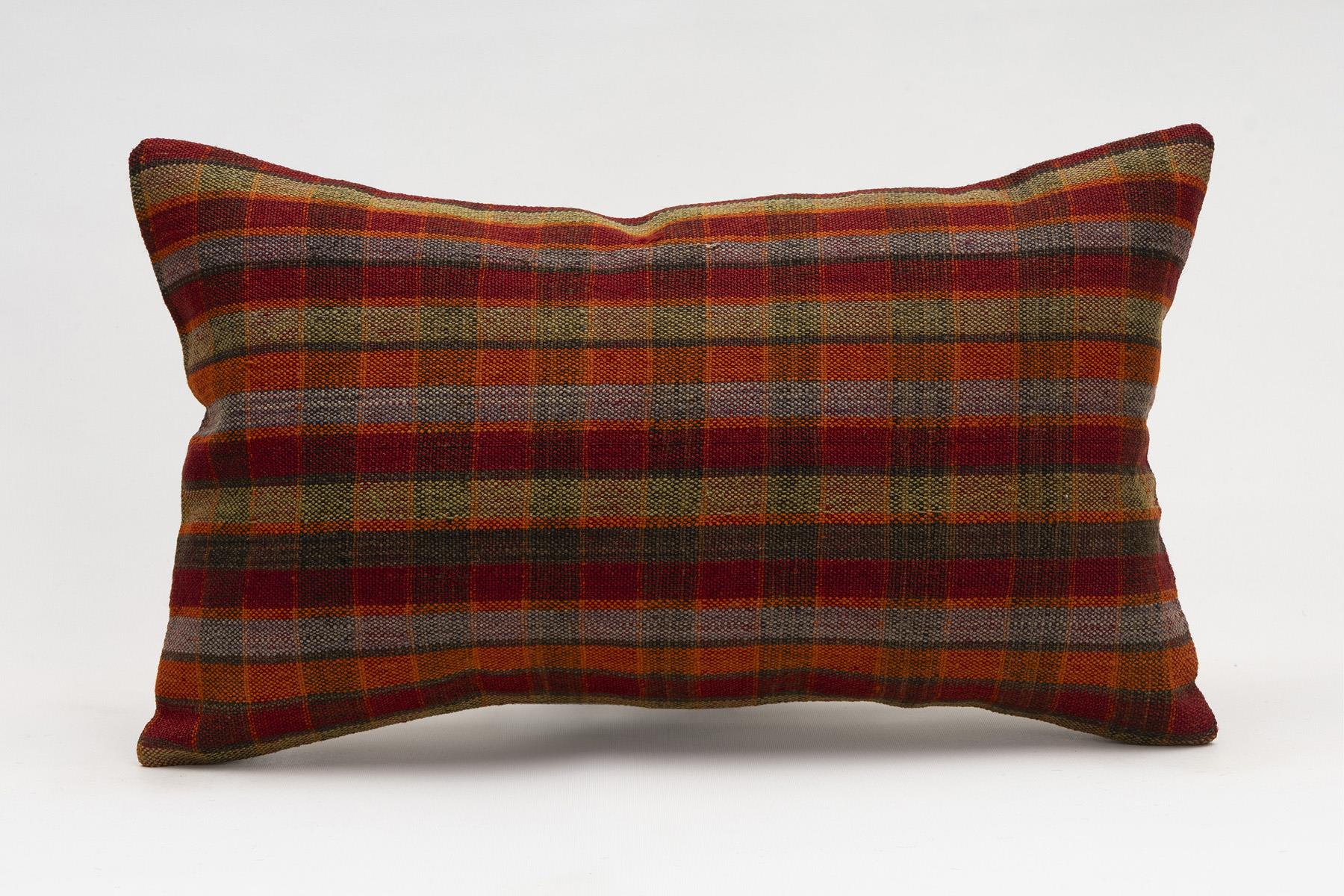 12x20 inches (30x50 cm) Kilim Pillow | KILIM WHOLESALE - Vintage Handmade Pillows - Vintage Handmade Kilim Rugs - It is 100% wool. Artistic and historical rugs. Old handwoven rugs. - Online hand woven rugs and kilim cushions sales. Shipping to a