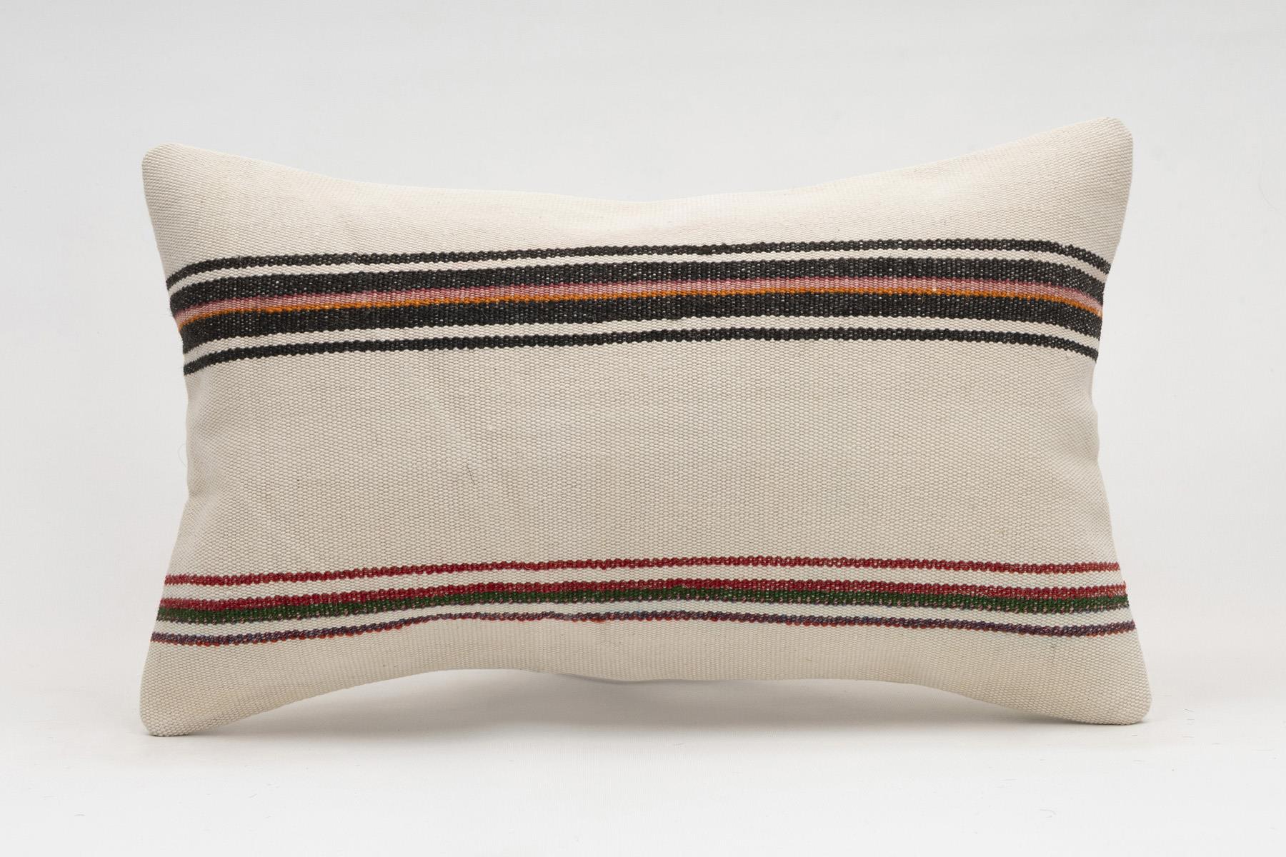 12x20 inches (30x50 cm) Kilim Pillow | KILIM WHOLESALE - Vintage Handmade Pillows - Vintage Handmade Kilim Rugs - It is 100% wool. Artistic and historical rugs. Old handwoven rugs. - Online hand woven rugs and kilim cushions sales. Shipping to a
