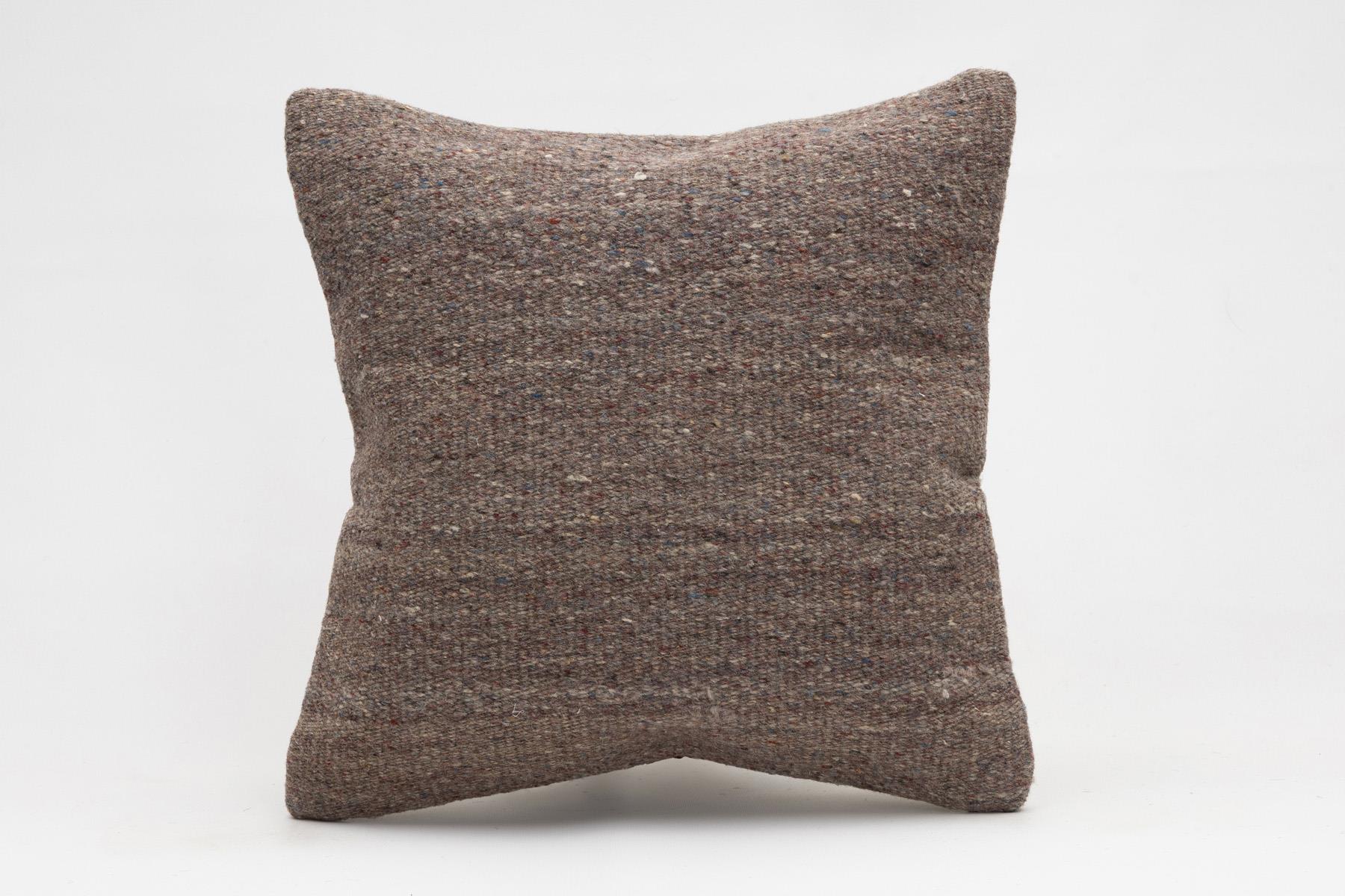 16x16 inches (40x40 cm) Kilim Pillow | KILIM WHOLESALE - Vintage Handmade Pillows - Vintage Handmade Kilim Rugs - It is 100% wool. Artistic and historical rugs. Old handwoven rugs. - Online hand woven rugs and kilim cushions sales. Shipping to a