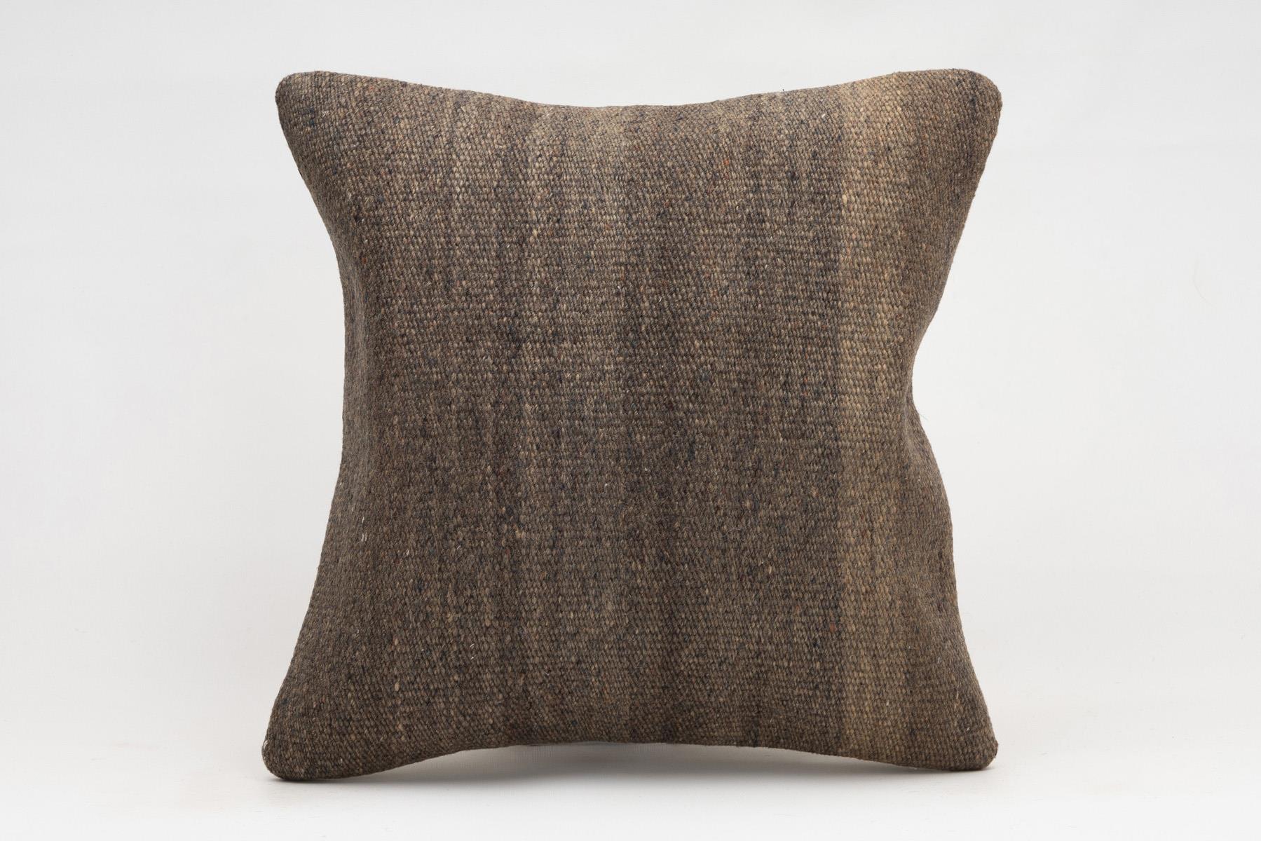 16x16 inches (40x40 cm) Kilim Pillow | KILIM WHOLESALE - Vintage Handmade Pillows - Vintage Handmade Kilim Rugs - It is 100% wool. Artistic and historical rugs. Old handwoven rugs. - Online hand woven rugs and kilim cushions sales. Shipping to a