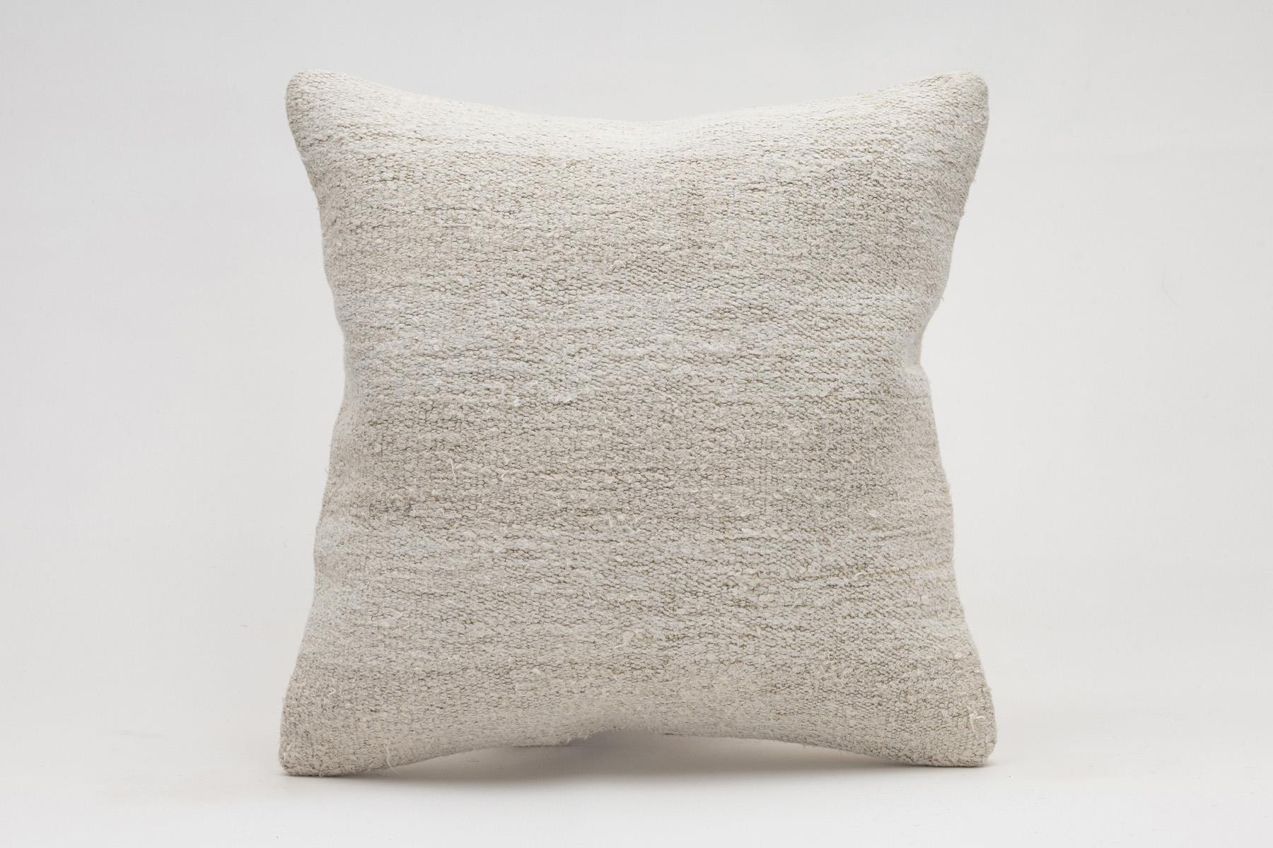 16x16 inches (40x40 cm) Kilim Pillow | KILIM WHOLESALE - Vintage Handmade Pillows - Vintage Handmade Kilim Rugs - It is 100% wool. Artistic and historical rugs. Old handwoven rugs. - Online hand woven rugs and kilim cushions sales. Shipping to a