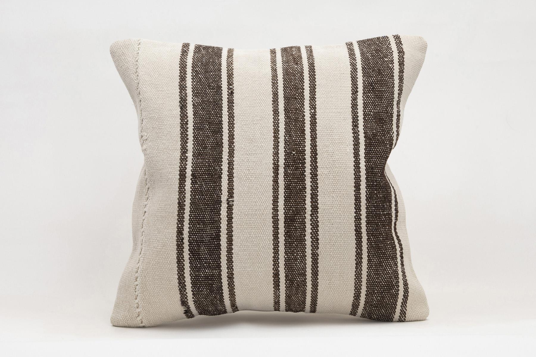 16x16 inches (40x40 cm) Kilim Pillow | KILIM WHOLESALE - Vintage Handmade Pillows - Vintage Handmade Kilim Rugs - It is 100% wool. Artistic and historical rugs. Old handwoven rugs. - Online hand woven rugs and kilim cushions sales. Shipping to a