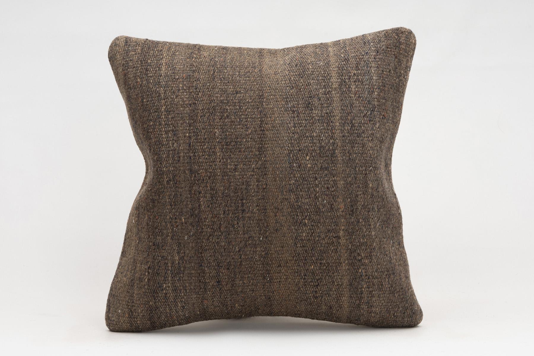 16x16 inches (40x40 cm) Kilim Pillow | KILIM WHOLESALE - Vintage Handmade Pillows - Vintage Handmade Kilim Rugs - It is 100% wool. Artistic and historical rugs. Old handwoven rugs. - Online hand woven rugs and kilim cushions sales. Shipping to a