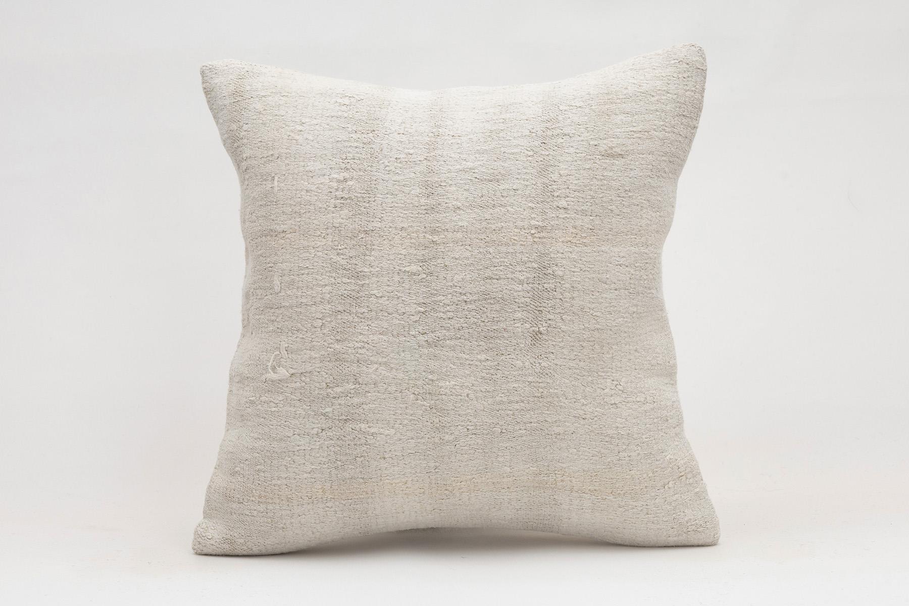 16x16 inches (40x40 cm) Kilim Pillow | KILIM WHOLESALE - Vintage Handmade Pillows - Vintage Handmade Kilim Rugs - It is 100% wool. Artistic and historical rugs. Old handwoven rugs. - Online hand woven rugs and kilim cushions sales. Shipping to a