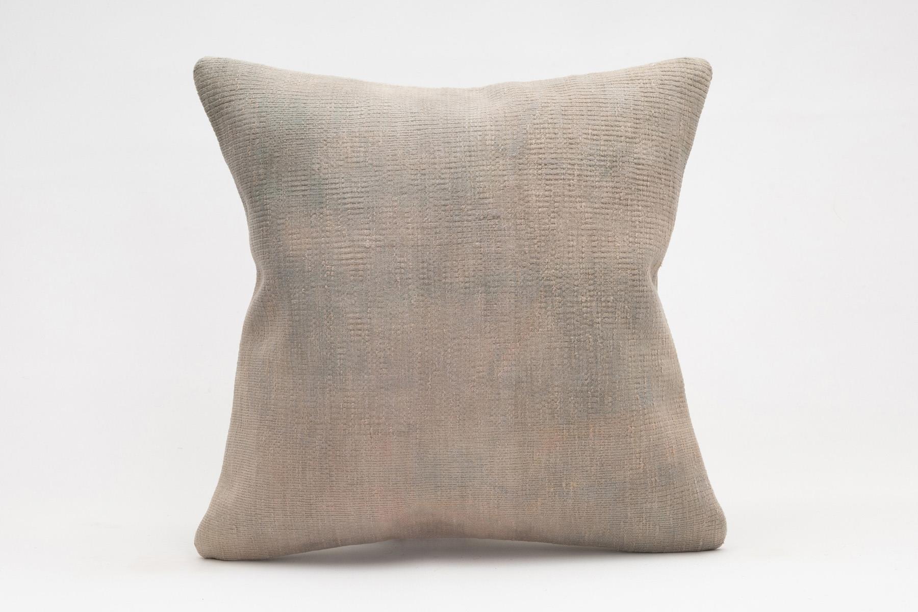 16x16 inches (40x40 cm) Kilim Pillow | KILIM WHOLESALE - Vintage Handmade Pillows - Vintage Handmade Kilim Rugs - It is 100% wool. Artistic and historical rugs. Old handwoven rugs. - Online hand woven rugs and kilim cushions sales. Shipping to a