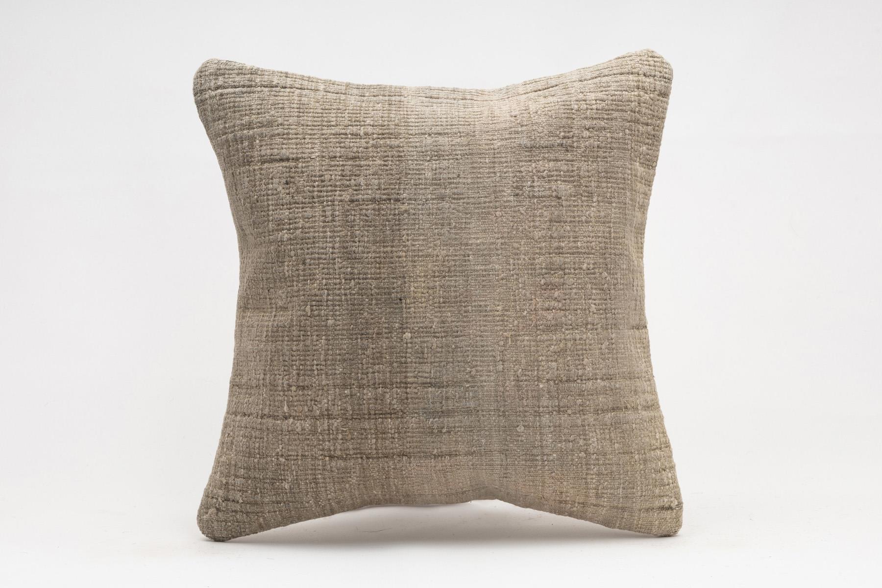 16x16 inches (40x40 cm) Kilim Pillow | KILIM WHOLESALE - Vintage Handmade Pillows - Vintage Handmade Kilim Rugs - It is 100% wool. Artistic and historical rugs. Old handwoven rugs. - Online hand woven rugs and kilim cushions sales. Shipping to a