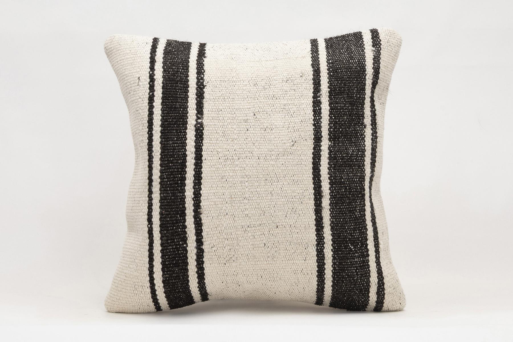 16x16 inches (40x40 cm) Kilim Pillow | KILIM WHOLESALE - Vintage Handmade Pillows - Vintage Handmade Kilim Rugs - It is 100% wool. Artistic and historical rugs. Old handwoven rugs. - Online hand woven rugs and kilim cushions sales. Shipping to a