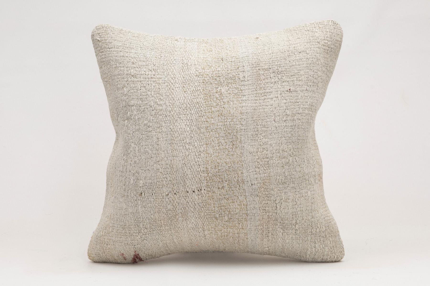 16x16 inches (40x40 cm) Kilim Pillow | KILIM WHOLESALE - Vintage Handmade Pillows - Vintage Handmade Kilim Rugs - It is 100% wool. Artistic and historical rugs. Old handwoven rugs. - Online hand woven rugs and kilim cushions sales. Shipping to a