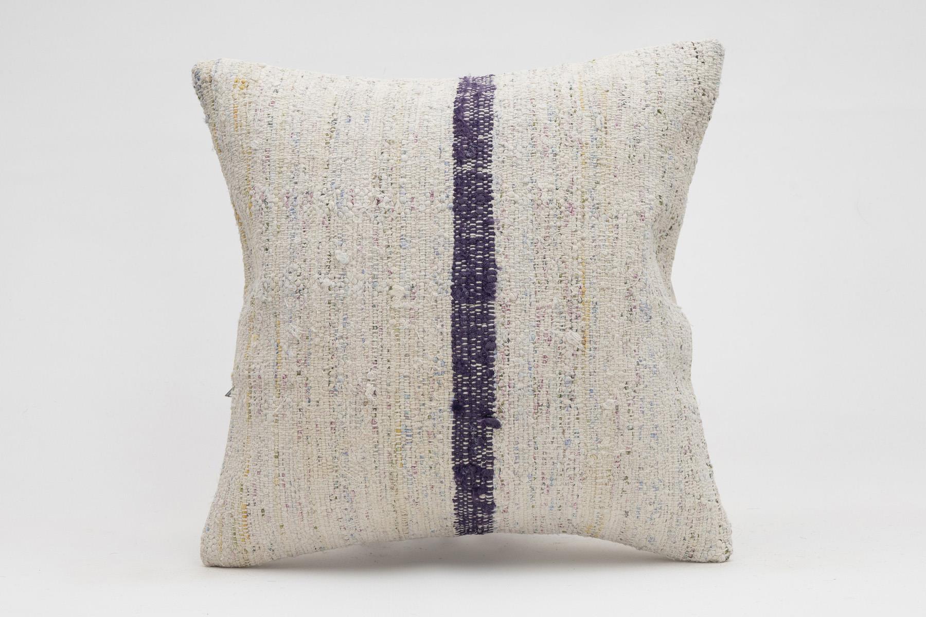 16x16 inches (40x40 cm) Kilim Pillow | KILIM WHOLESALE - Vintage Handmade Pillows - Vintage Handmade Kilim Rugs - It is 100% wool. Artistic and historical rugs. Old handwoven rugs. - Online hand woven rugs and kilim cushions sales. Shipping to a