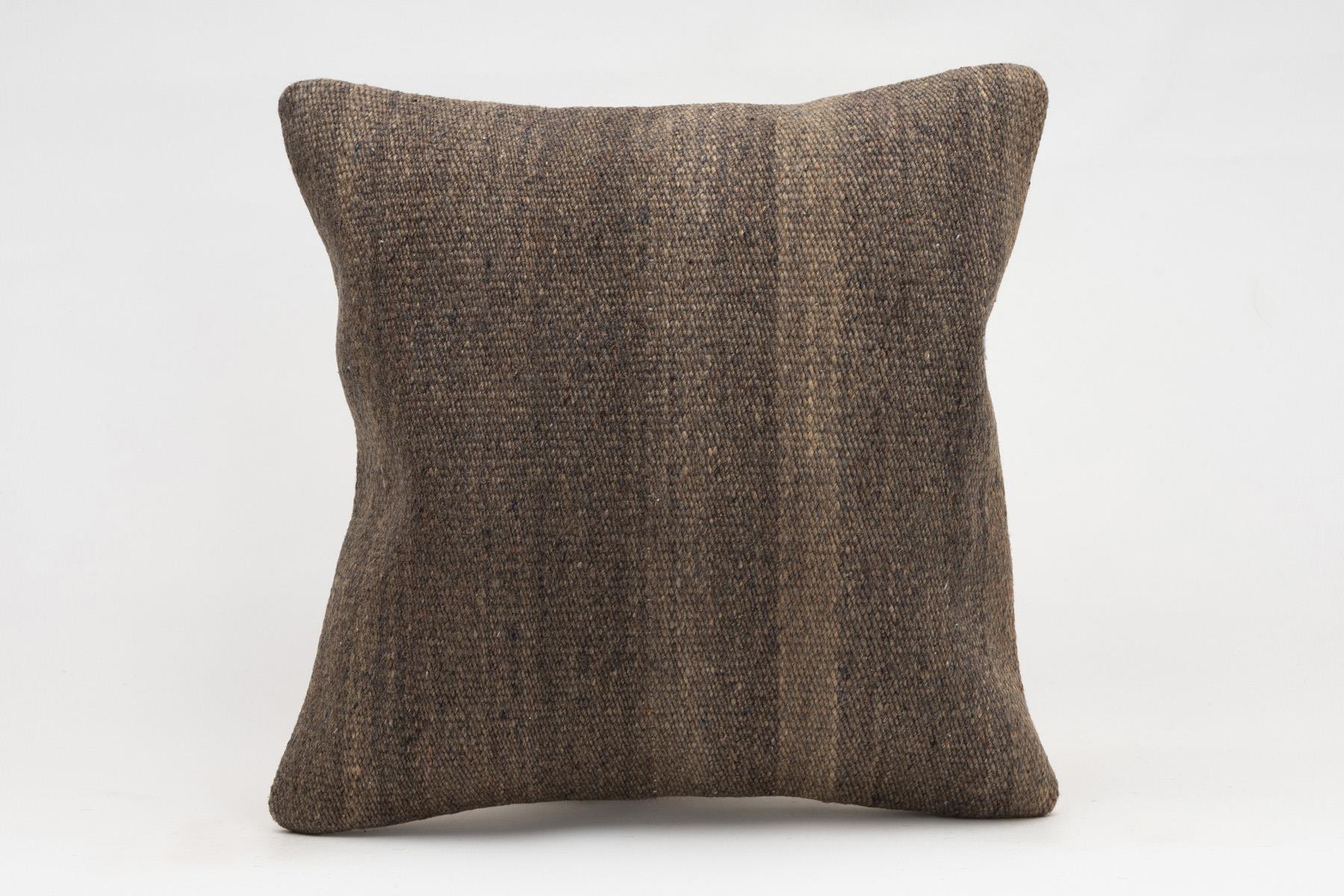 16x16 inches (40x40 cm) Kilim Pillow | KILIM WHOLESALE - Vintage Handmade Pillows - Vintage Handmade Kilim Rugs - It is 100% wool. Artistic and historical rugs. Old handwoven rugs. - Online hand woven rugs and kilim cushions sales. Shipping to a