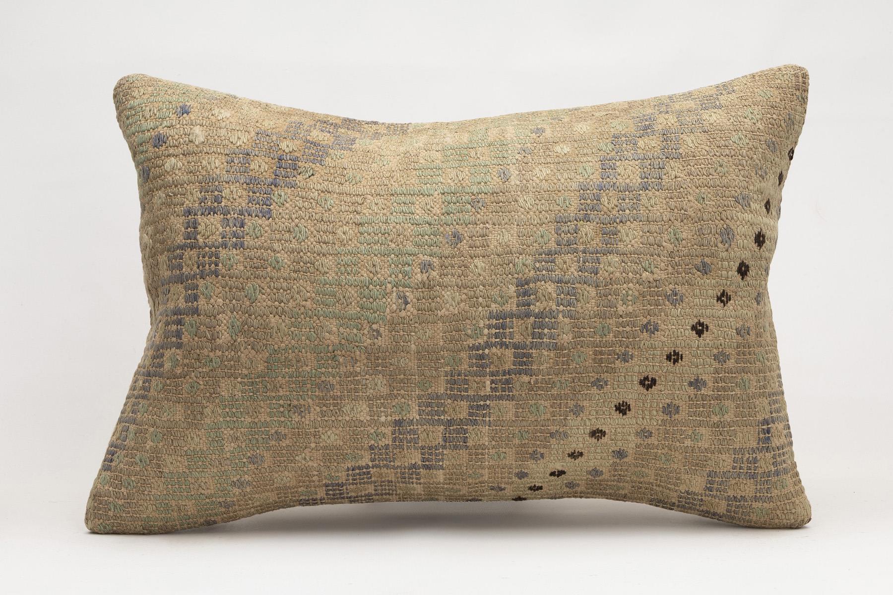 16x24 inches (40x60 cm) Kilim Pillow | KILIM WHOLESALE - Vintage Handmade Pillows - Vintage Handmade Kilim Rugs - It is 100% wool. Artistic and historical rugs. Old handwoven rugs. - Online hand woven rugs and kilim cushions sales. Shipping to a