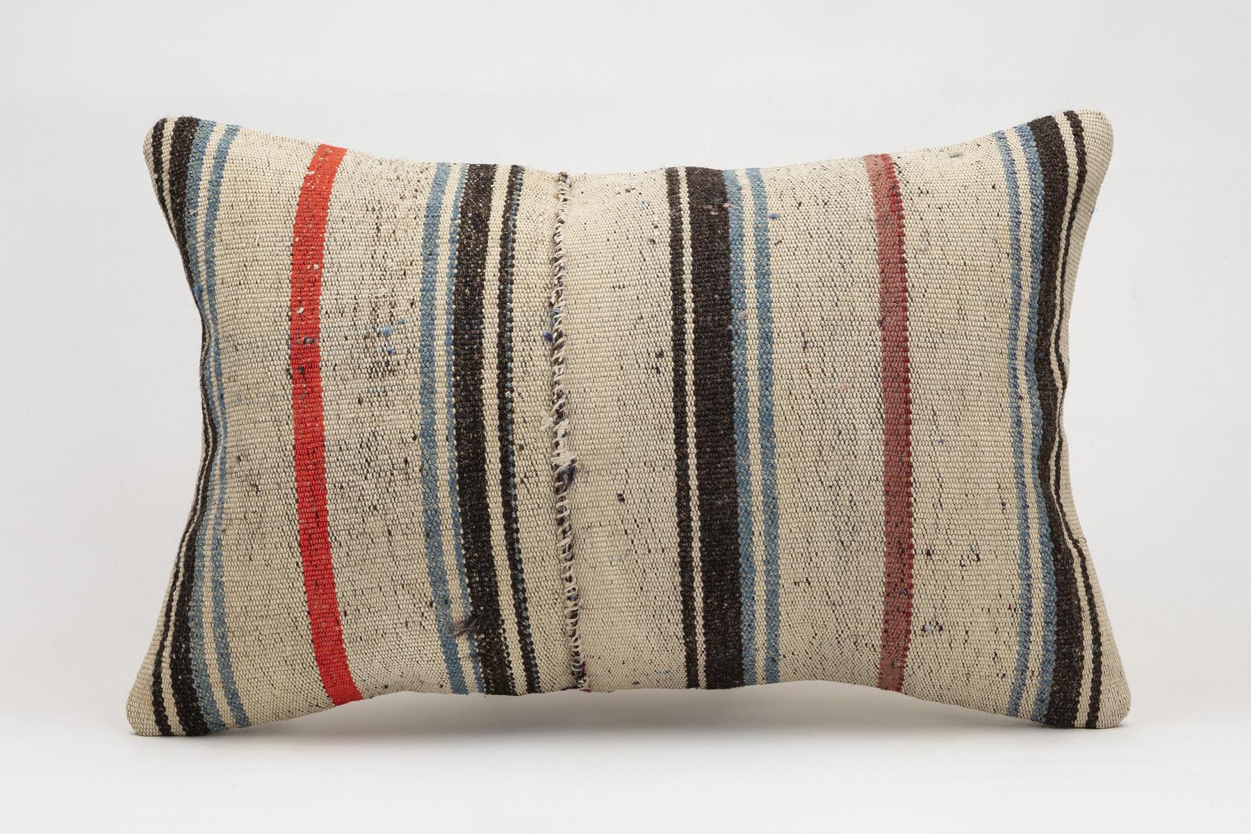 16x24 inches (40x60 cm) Kilim Pillow | KILIM WHOLESALE - Vintage Handmade Pillows - Vintage Handmade Kilim Rugs - It is 100% wool. Artistic and historical rugs. Old handwoven rugs. - Online hand woven rugs and kilim cushions sales. Shipping to a