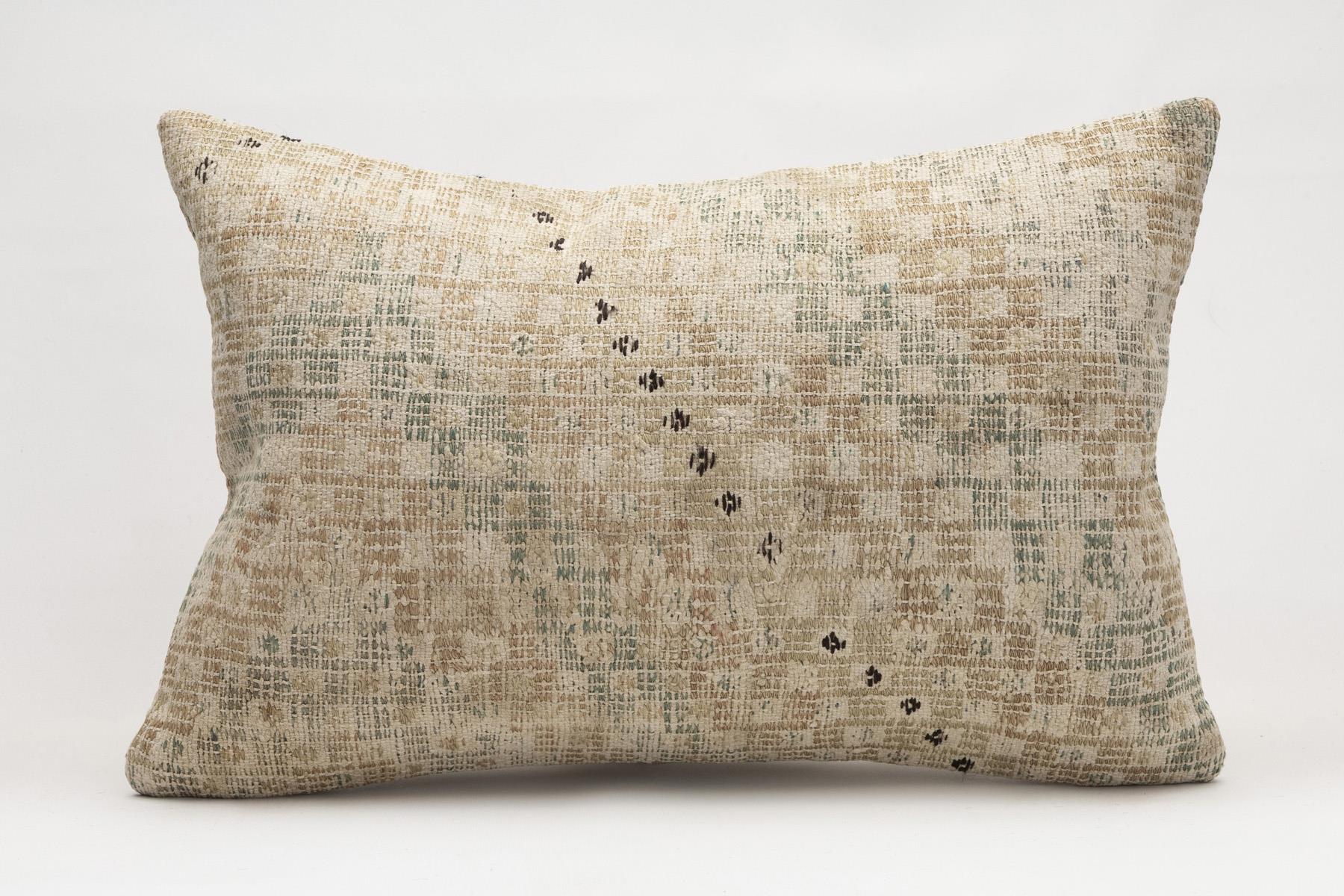 16x24 inches (40x60 cm) Kilim Pillow | KILIM WHOLESALE - Vintage Handmade Pillows - Vintage Handmade Kilim Rugs - It is 100% wool. Artistic and historical rugs. Old handwoven rugs. - Online hand woven rugs and kilim cushions sales. Shipping to a