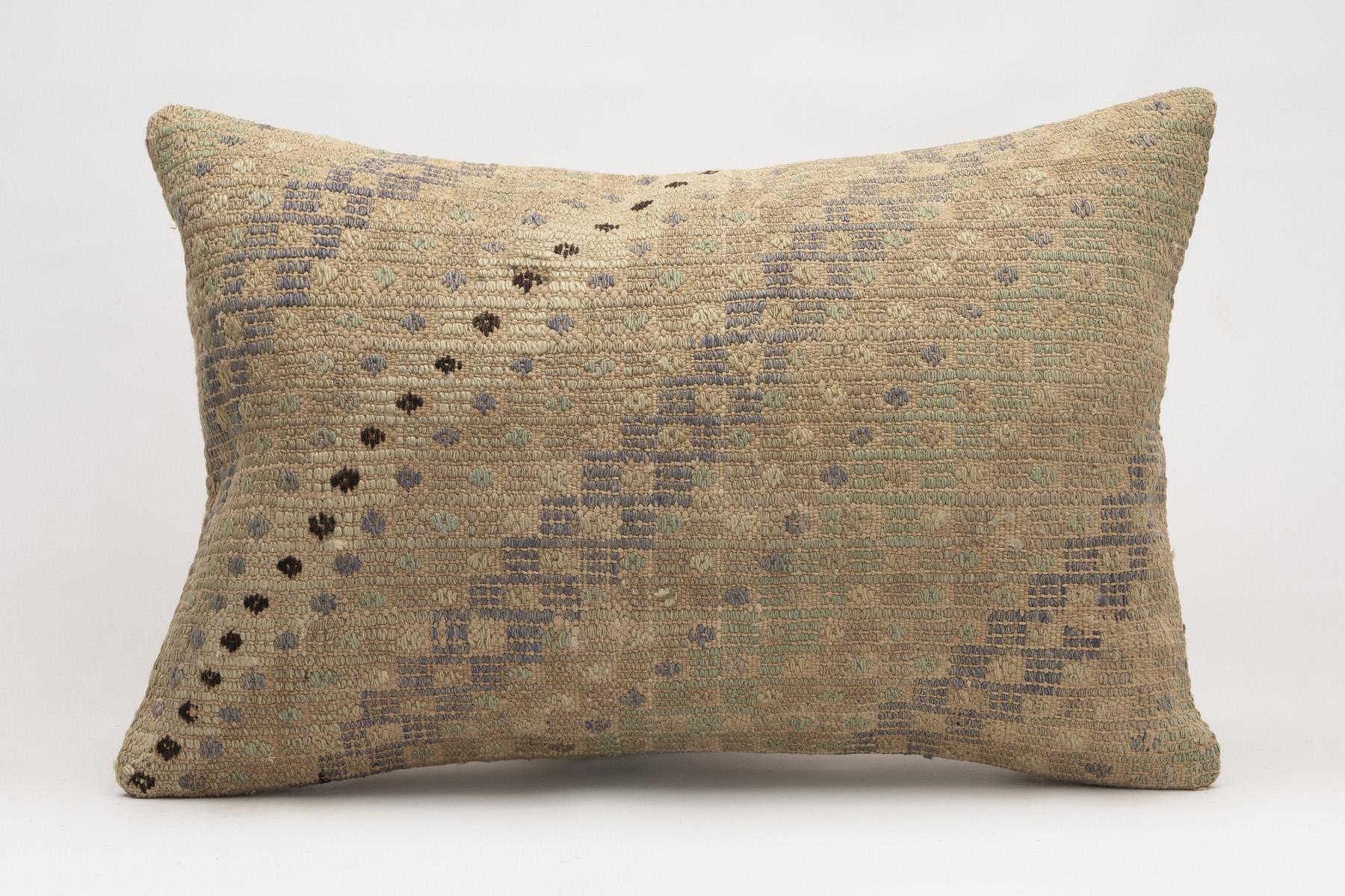 16x24 inches (40x60 cm) Kilim Pillow | KILIM WHOLESALE - Vintage Handmade Pillows - Vintage Handmade Kilim Rugs - It is 100% wool. Artistic and historical rugs. Old handwoven rugs. - Online hand woven rugs and kilim cushions sales. Shipping to a