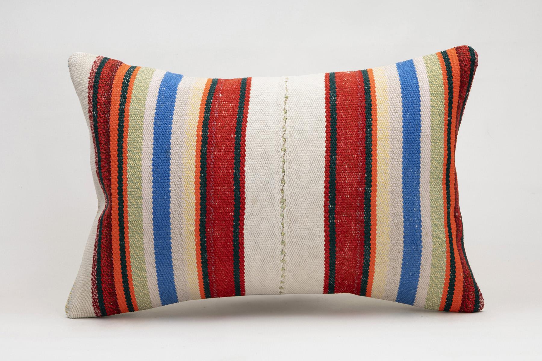 16x24 inches (40x60 cm) Kilim Pillow | KILIM WHOLESALE - Vintage Handmade Pillows - Vintage Handmade Kilim Rugs - It is 100% wool. Artistic and historical rugs. Old handwoven rugs. - Online hand woven rugs and kilim cushions sales. Shipping to a