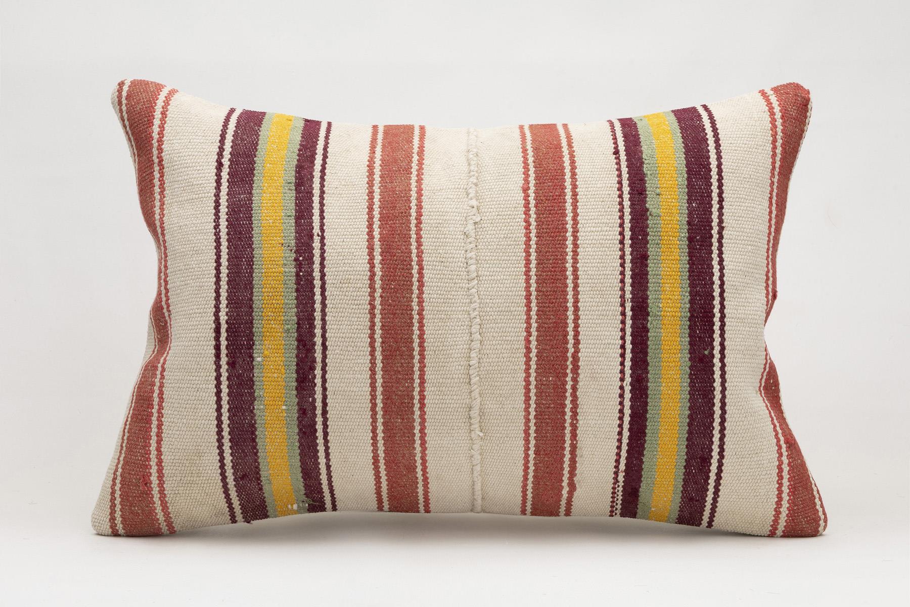 16x24 inches (40x60 cm) Kilim Pillow | KILIM WHOLESALE - Vintage Handmade Pillows - Vintage Handmade Kilim Rugs - It is 100% wool. Artistic and historical rugs. Old handwoven rugs. - Online hand woven rugs and kilim cushions sales. Shipping to a