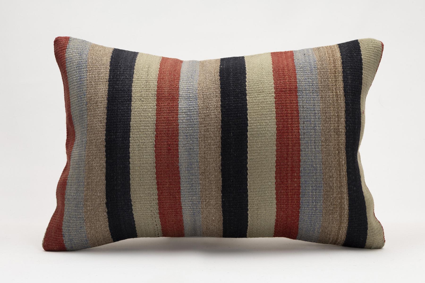 16x24 inches (40x60 cm) Kilim Pillow | KILIM WHOLESALE - Vintage Handmade Pillows - Vintage Handmade Kilim Rugs - It is 100% wool. Artistic and historical rugs. Old handwoven rugs. - Online hand woven rugs and kilim cushions sales. Shipping to a